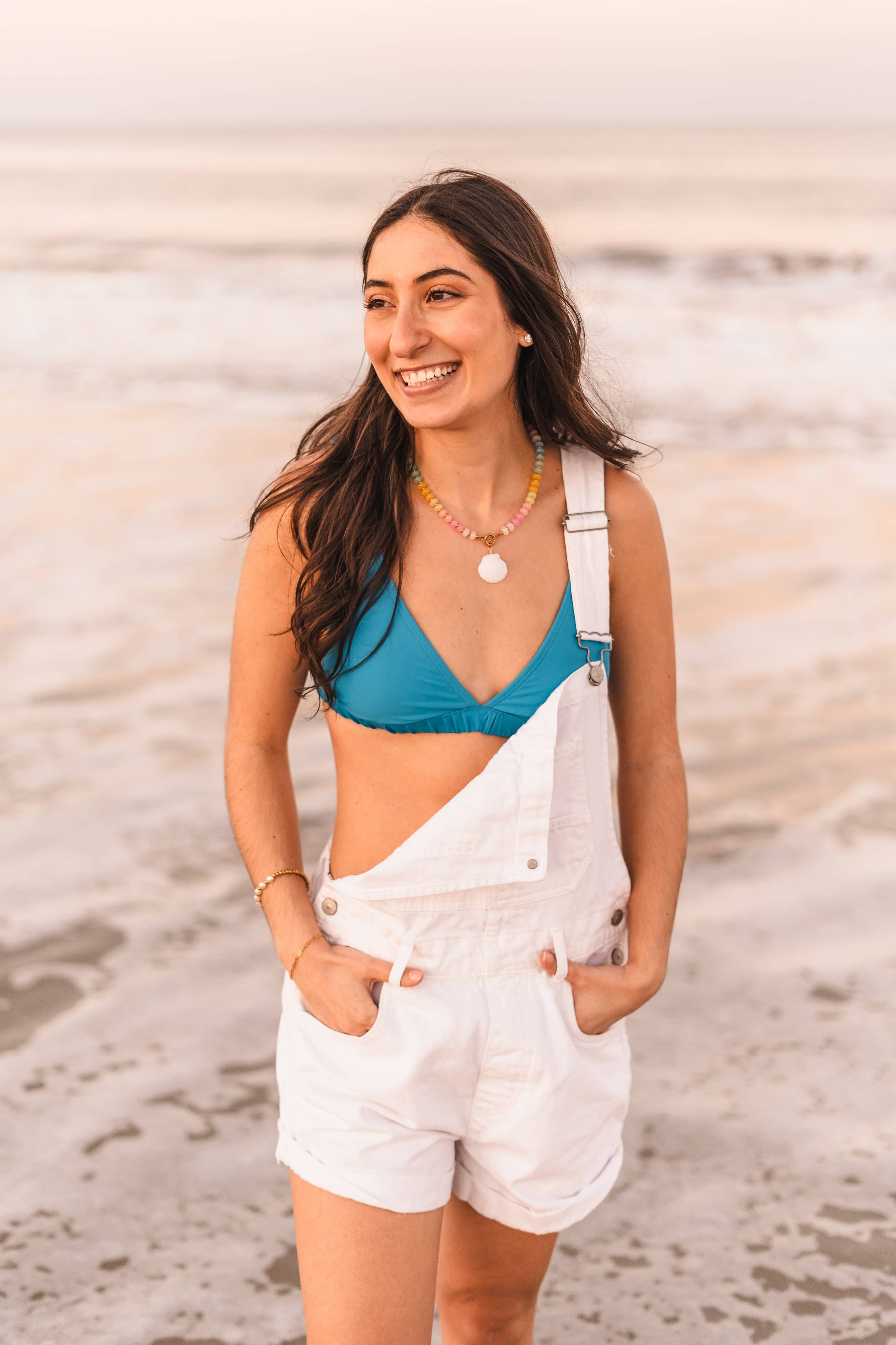 Livi | Colorful Beaded Seashell Necklace - Create Your Sunshine