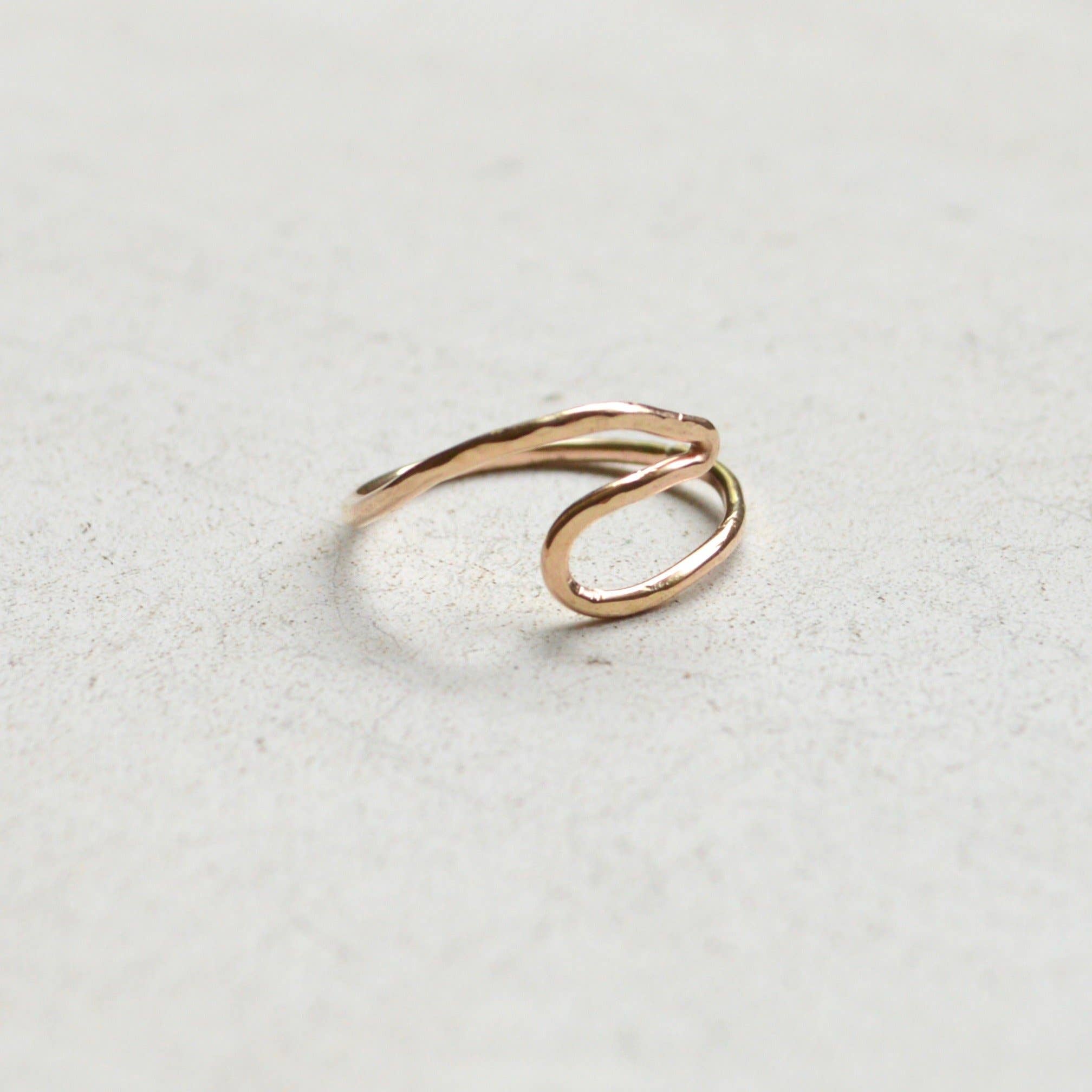 Wave Ring in Sterling or Gold