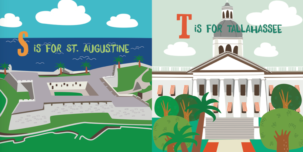 F Is for Florida - Kids' Educational Book