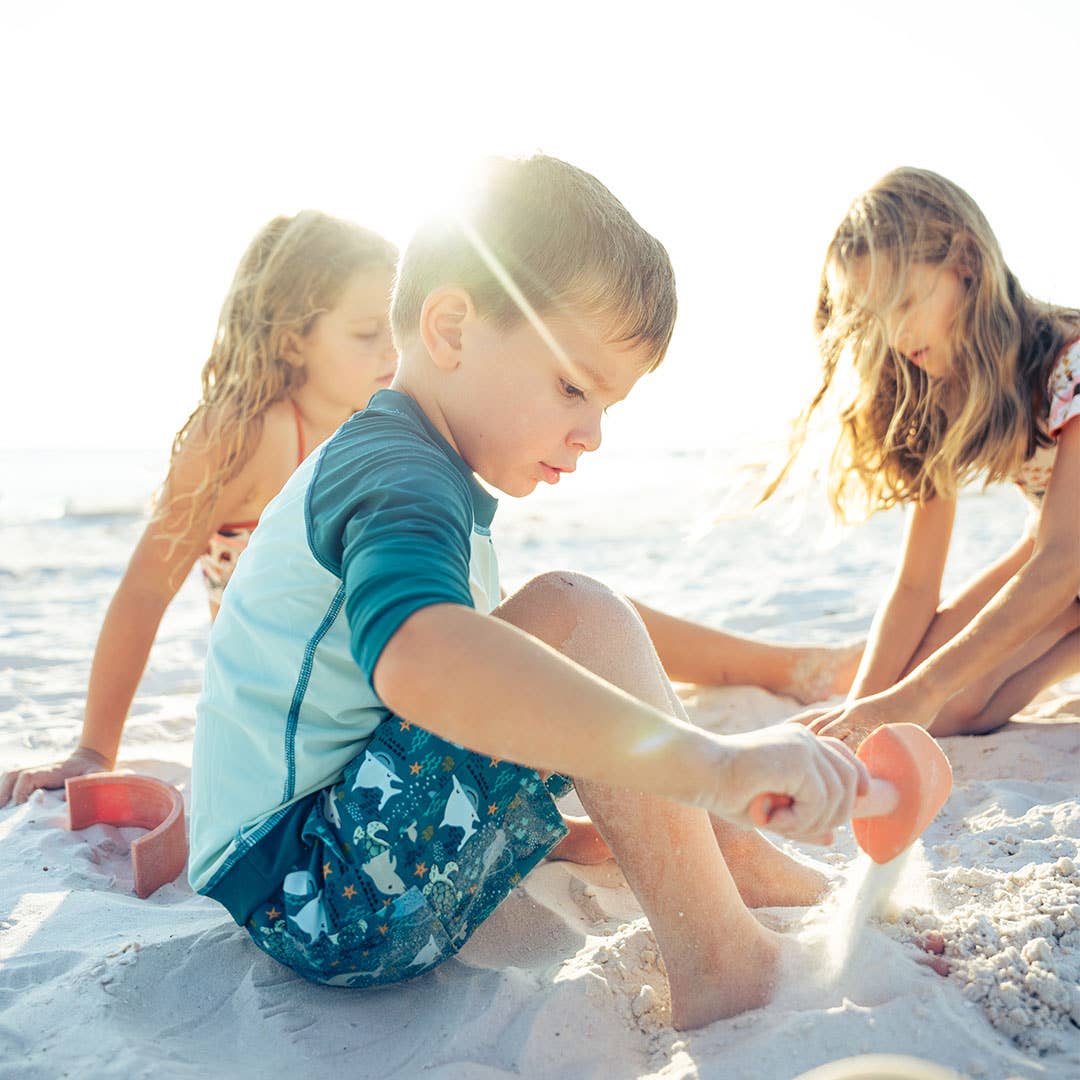 Kids Silicone Beach Bucket and Sand Toys Gift Set - Lucy's Room