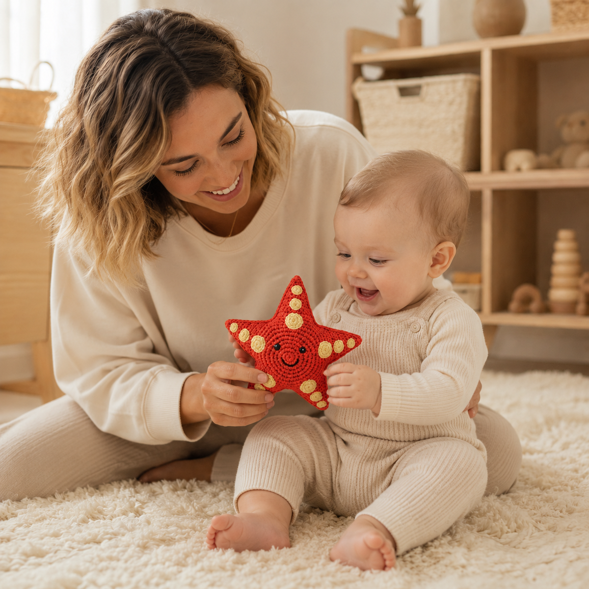 Lullaby Stitch | Starfish Rattle