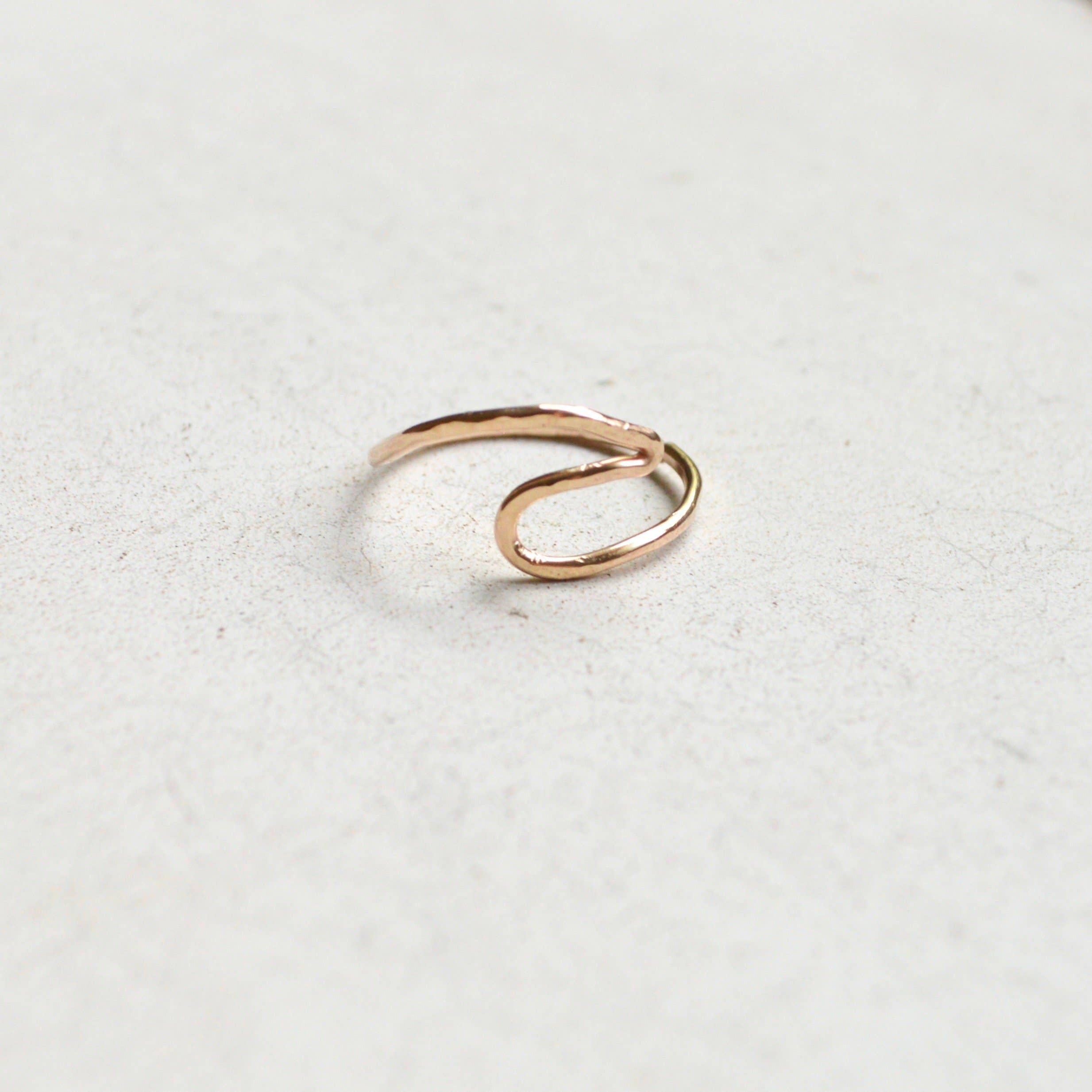 Wave Ring in Sterling or Gold