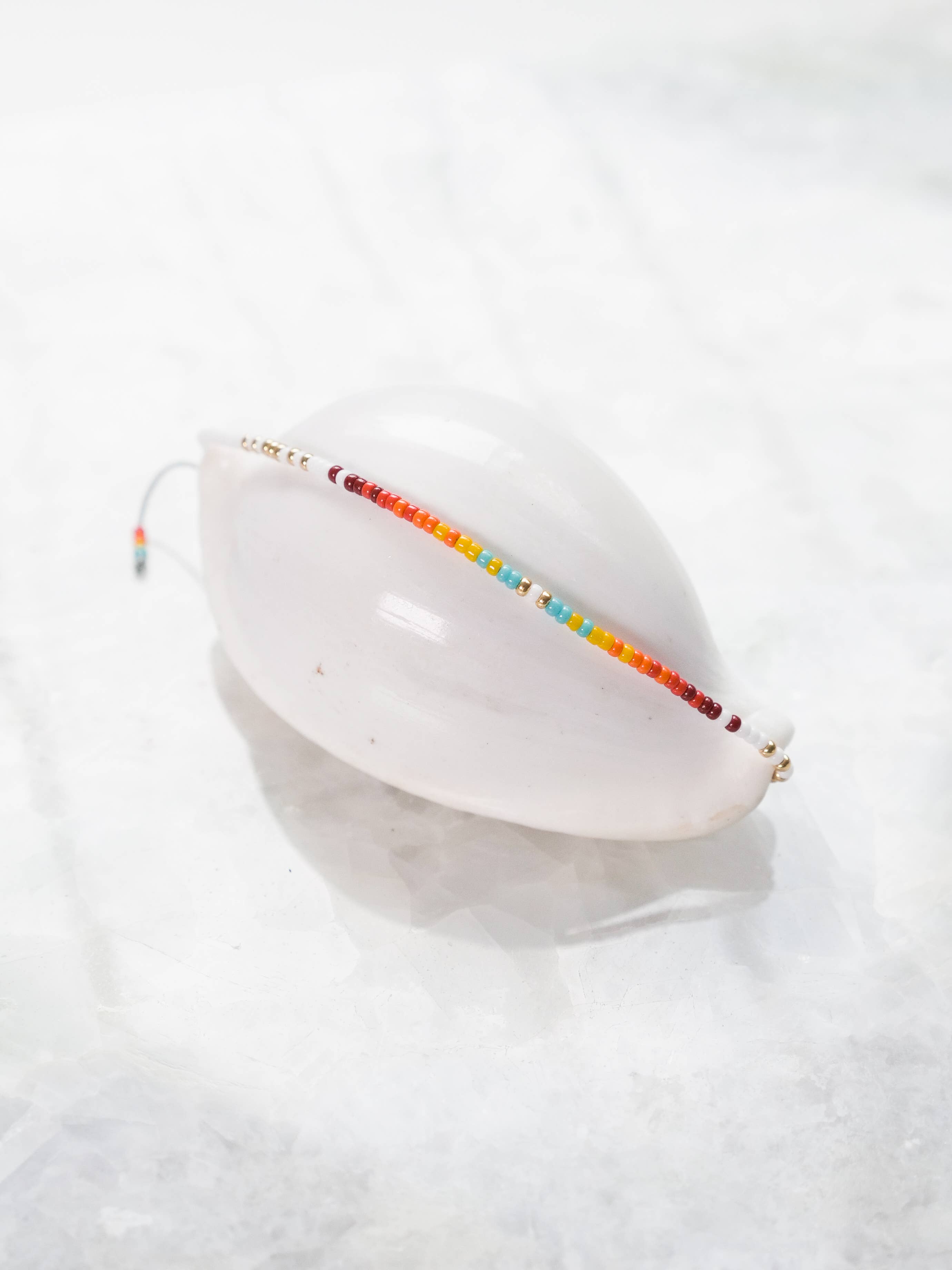 Tiny Bead Stackable, Island Bead Bracelet - Vacation