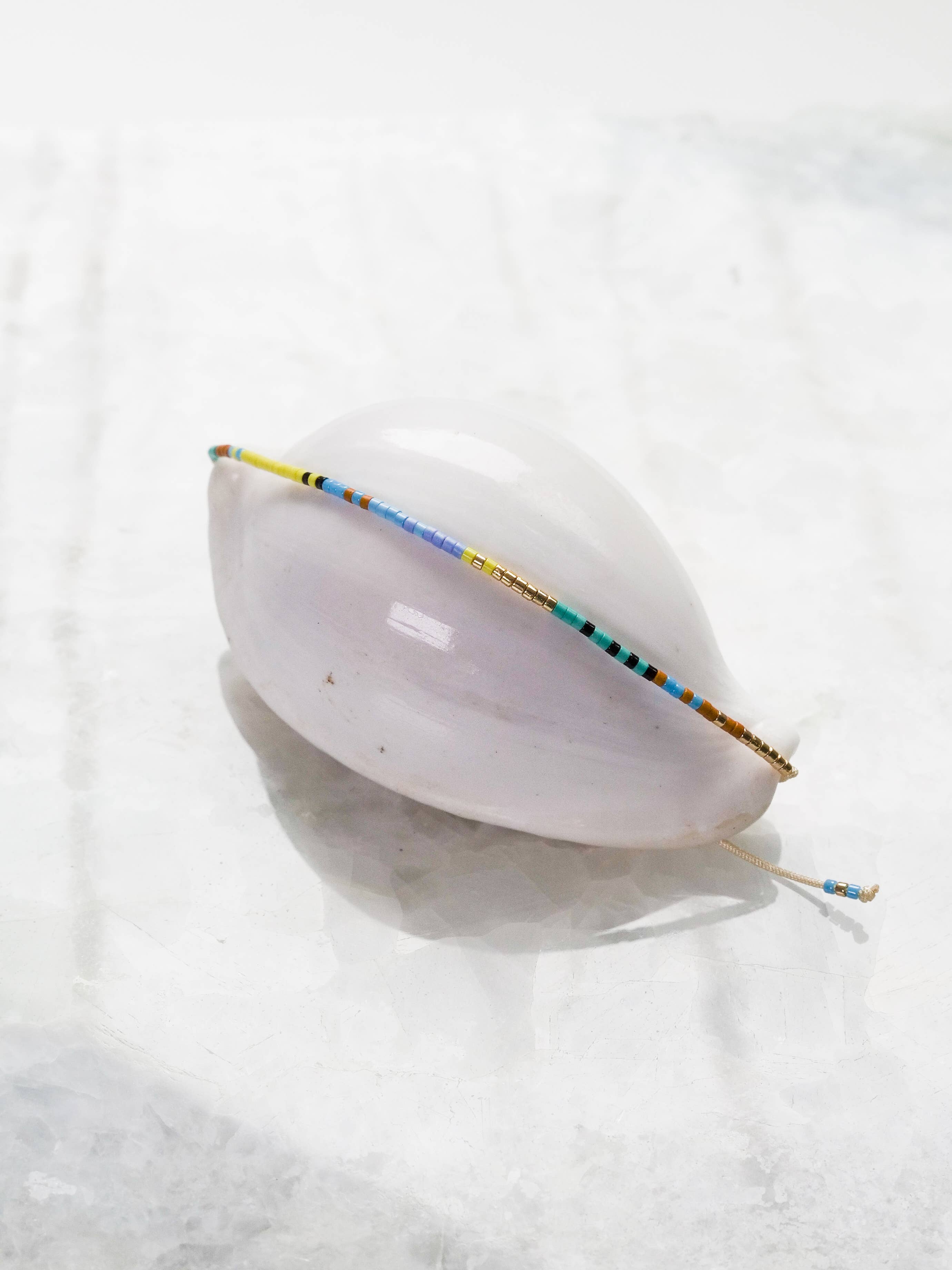 Tiny Bead, Island Bead Bracelet - Lemonade