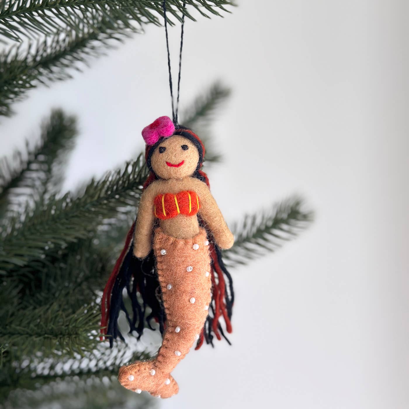 Felt Silk Sea Mermaid Ornament