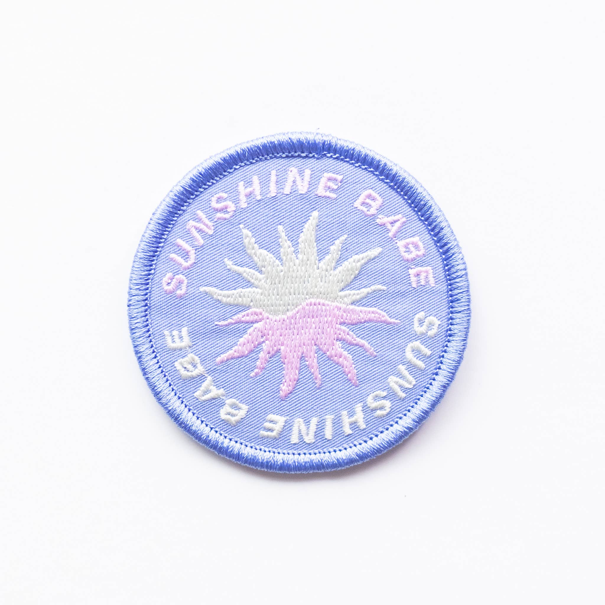 Sunshine Babe Embroidered Iron on Patch