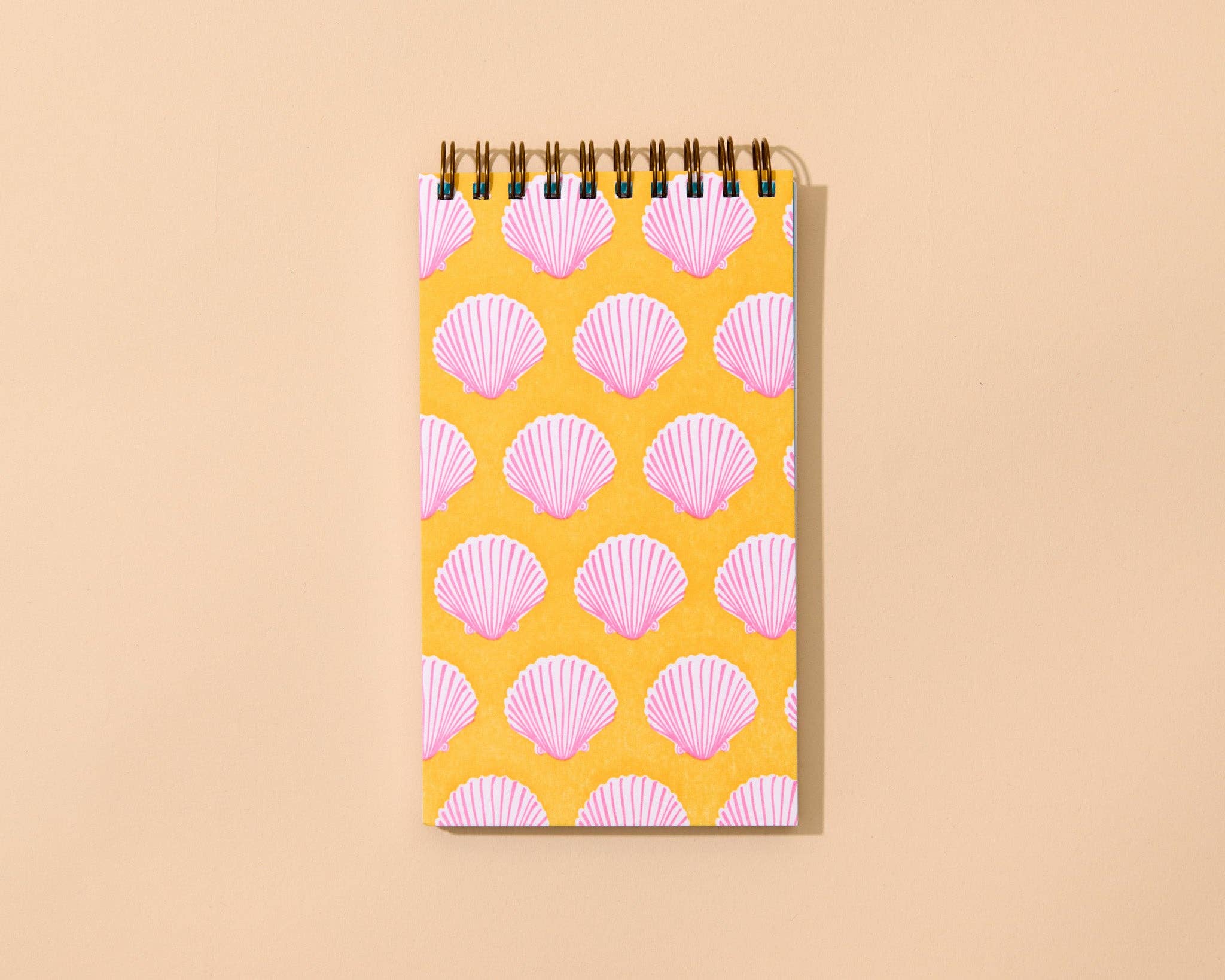 Pink Shells Letterpress Spiral Notebook