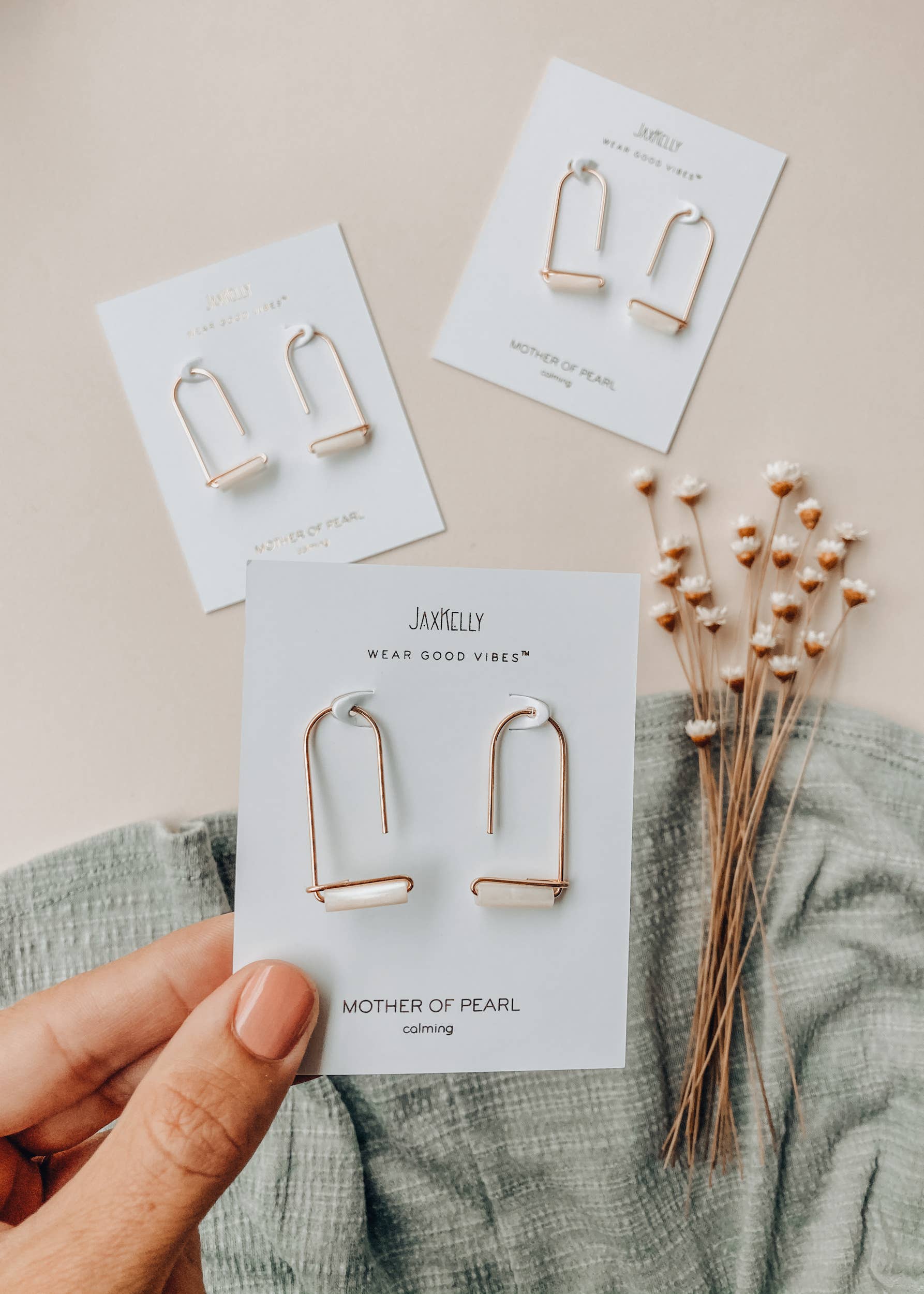 JaxKelly - Drop - Mother of Pearl - Earring