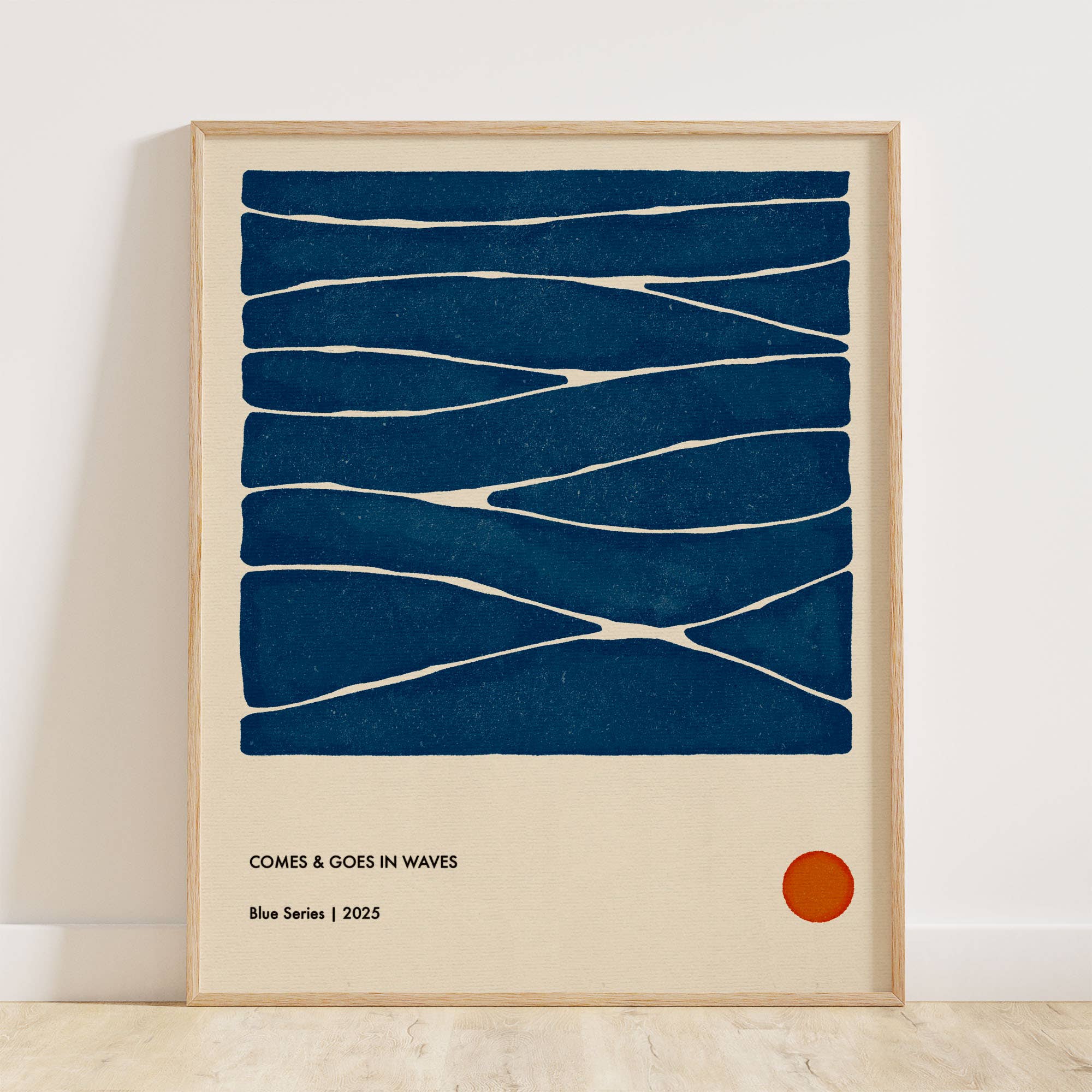 Comes and Goes in Waves | Ocean Art Print