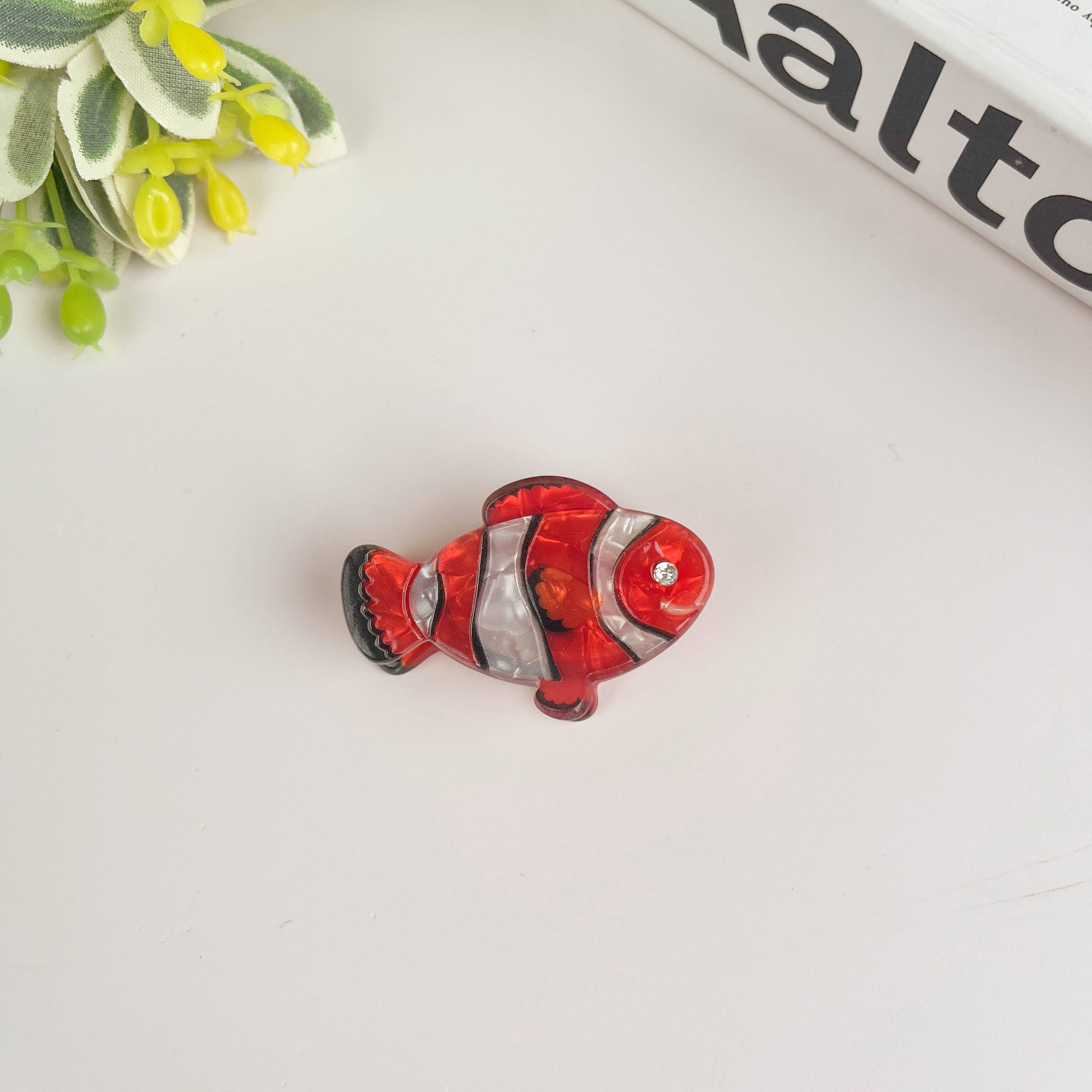 Marine Animal Series Hair Clip, Acetate Mini Claw Clips