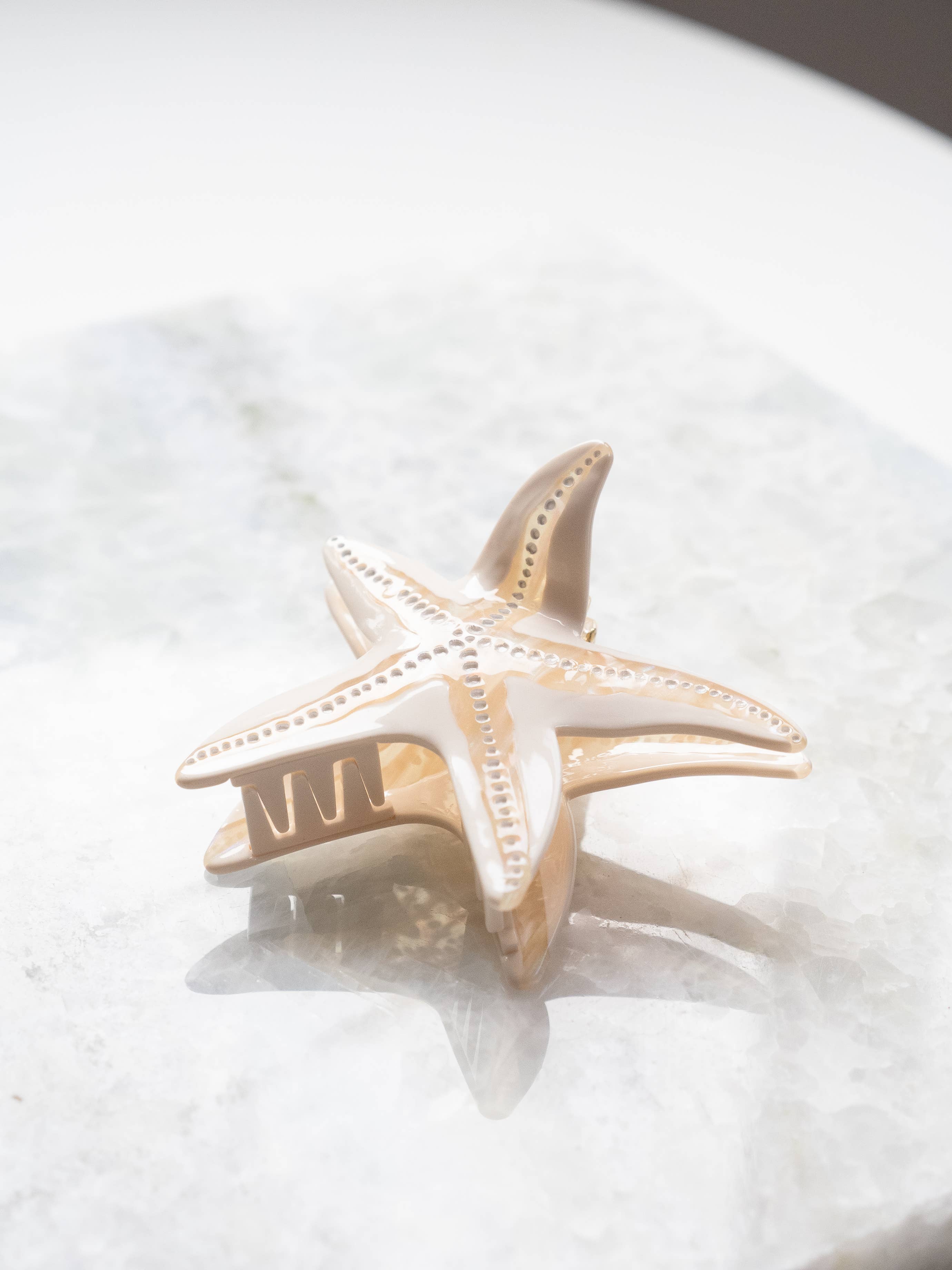 Eco Friendly Starfish Hair Clips, Large