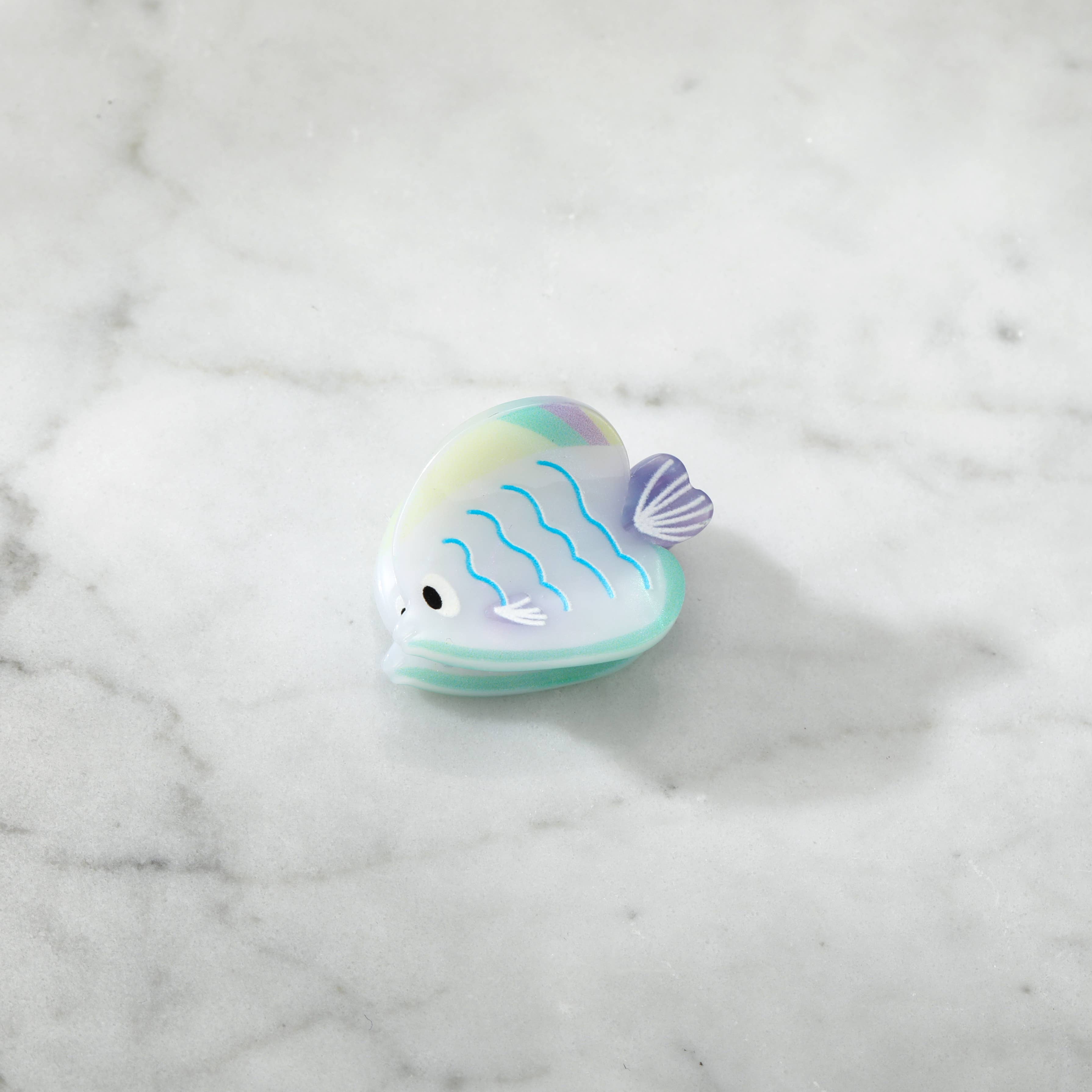 Eco-Friendly Mini Opal Tropical Fish Hair Clip