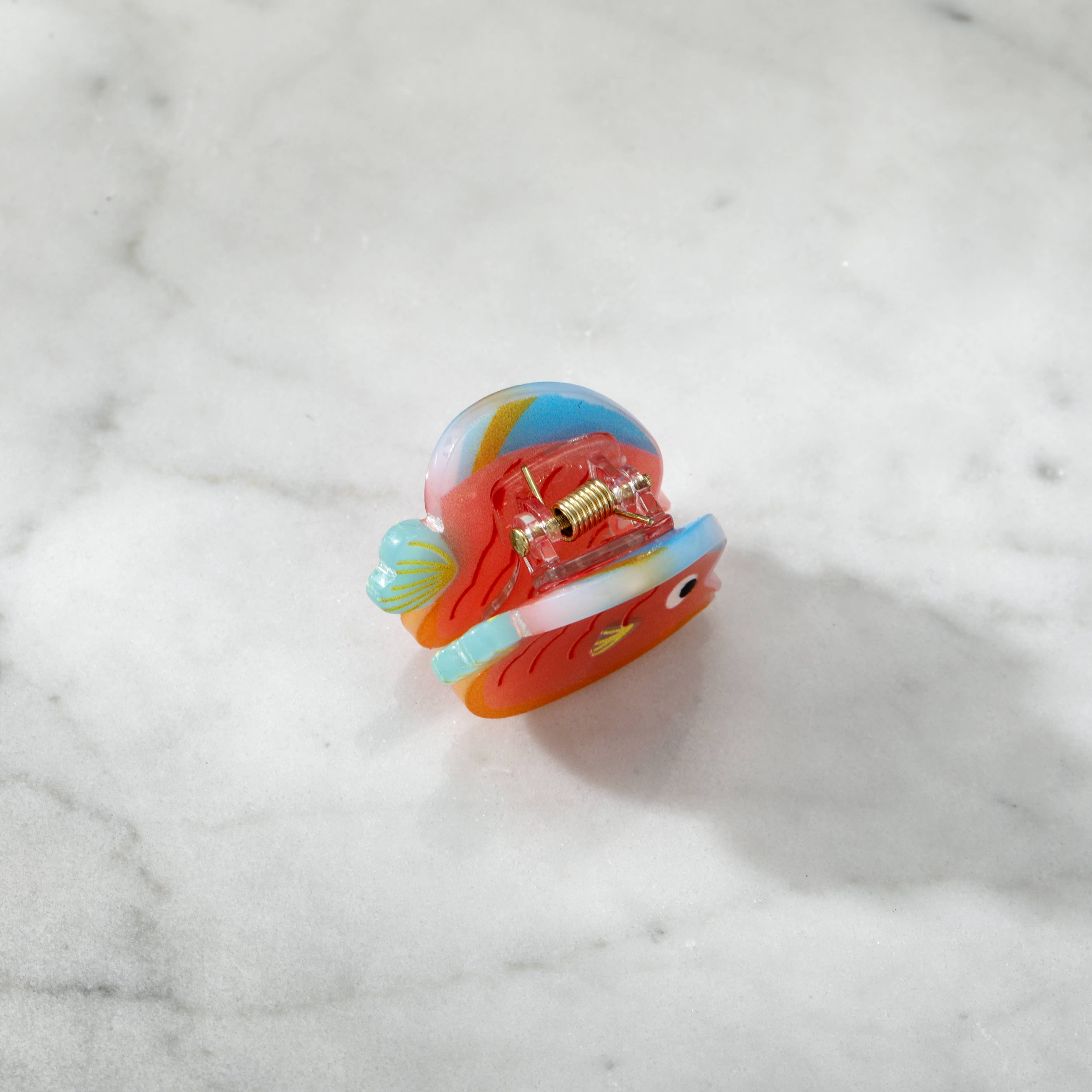 Eco-Friendly Mini Coral Tropical Fish Hair Clip