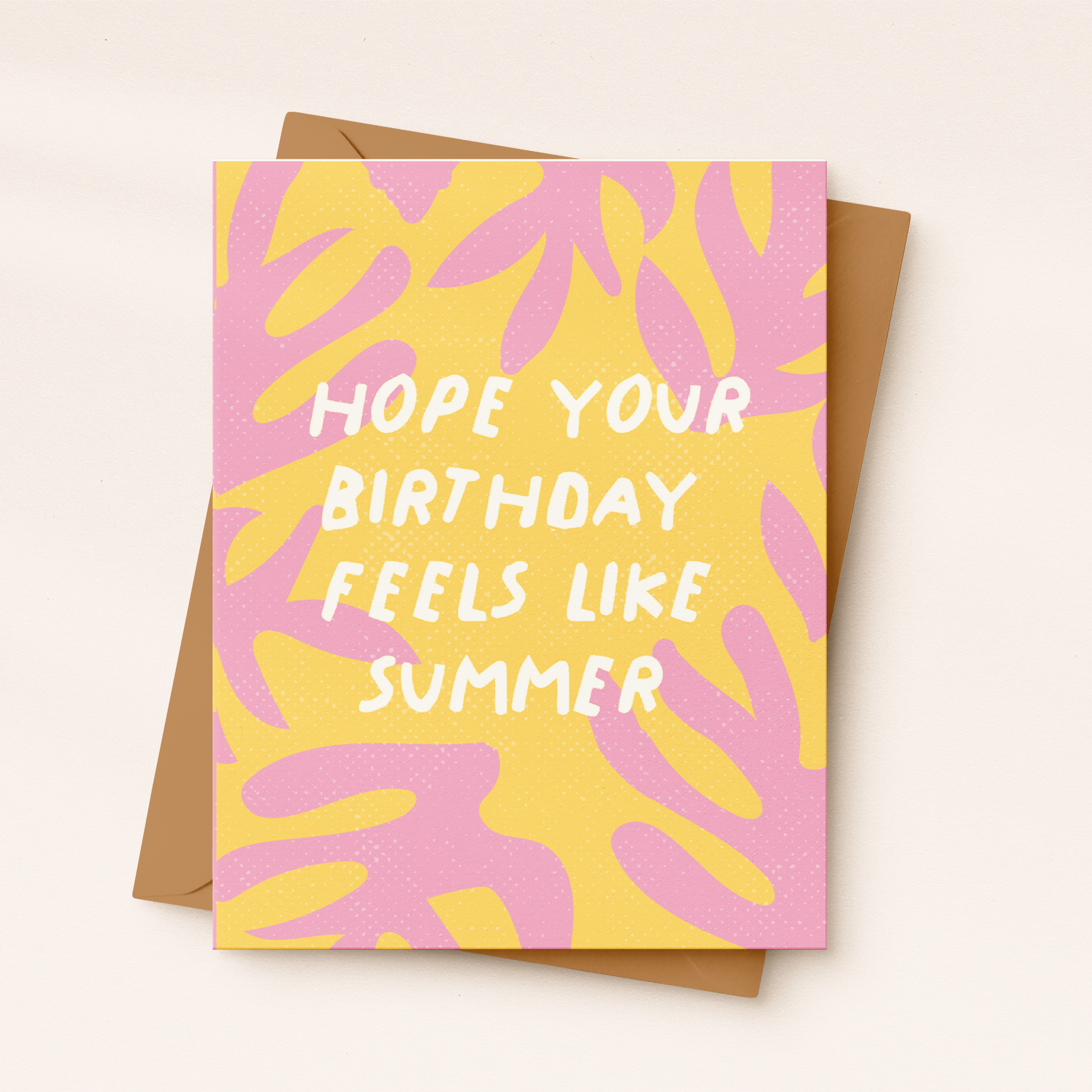 Summer card | Beach Birthday Card | Feels like summer card