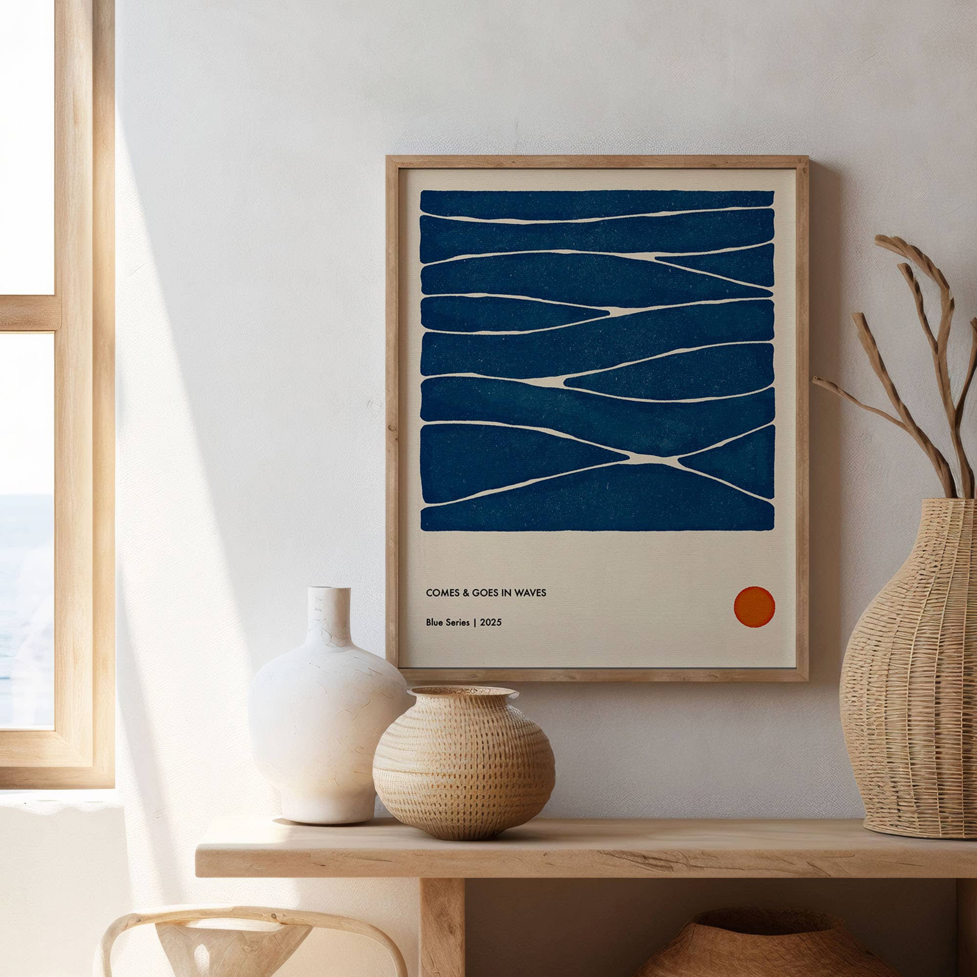 Comes and Goes in Waves | Ocean Art Print