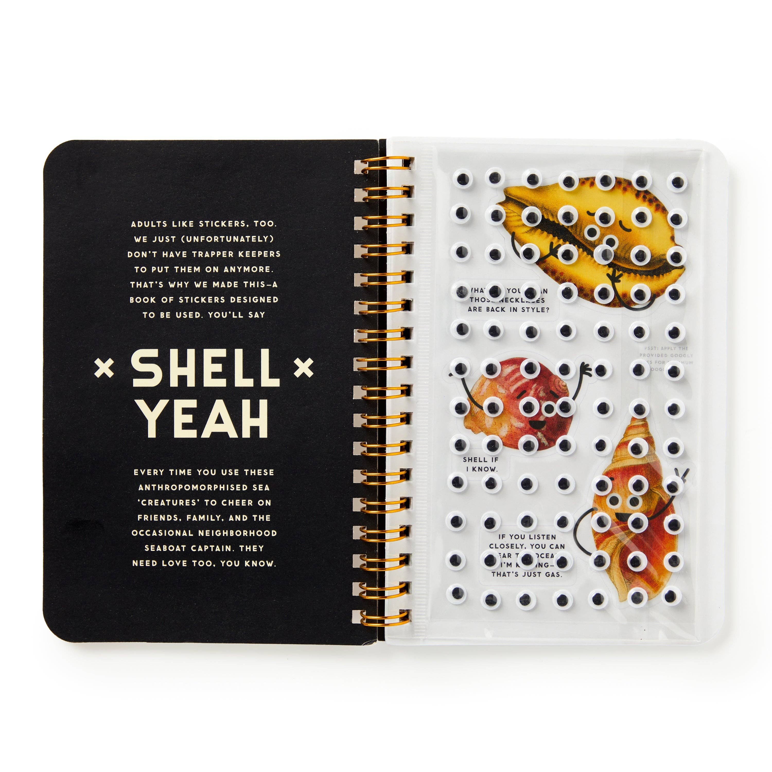 Brass Monkey Shell Yeah Sticker Book