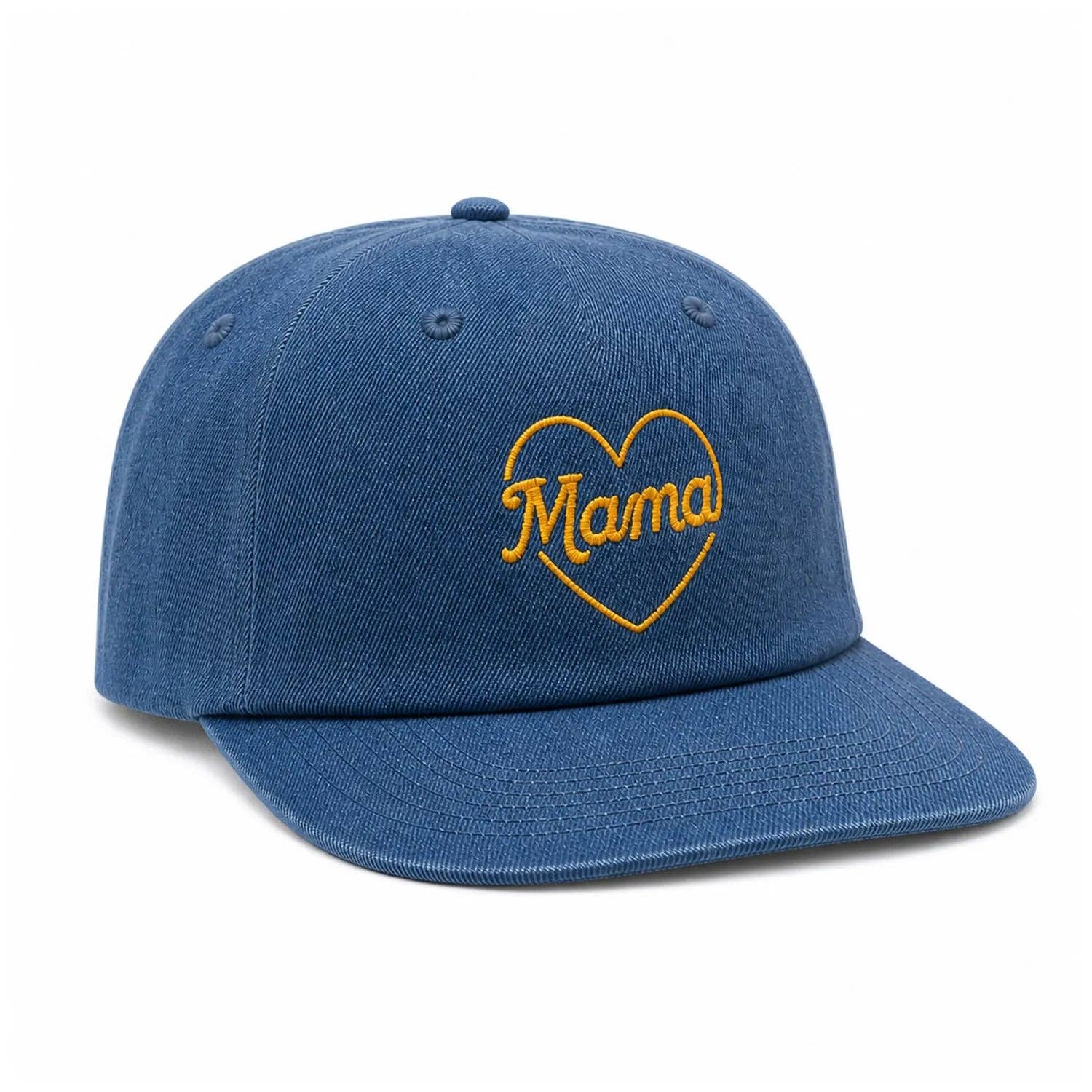 Denim Cotton Flatbill – Mama Hat