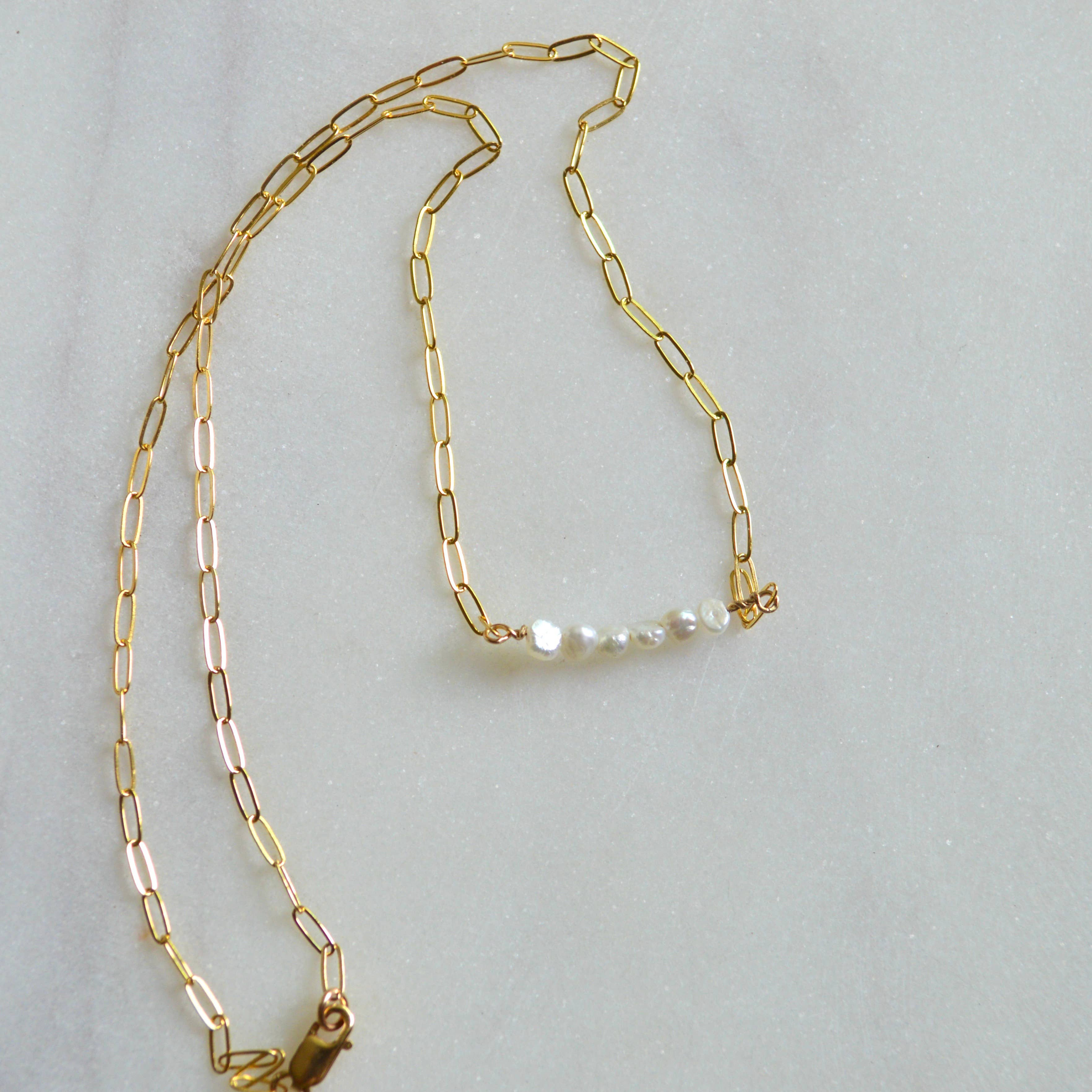 Tiny Freshwater Pearl Necklace