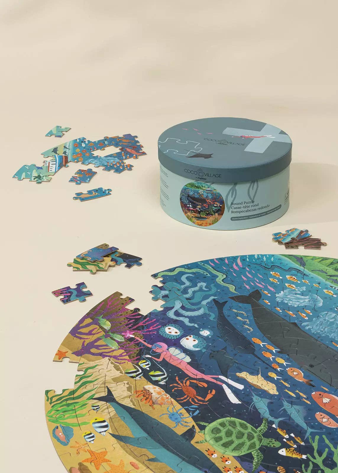 Ocean Exploration Round Puzzle - 150pcs