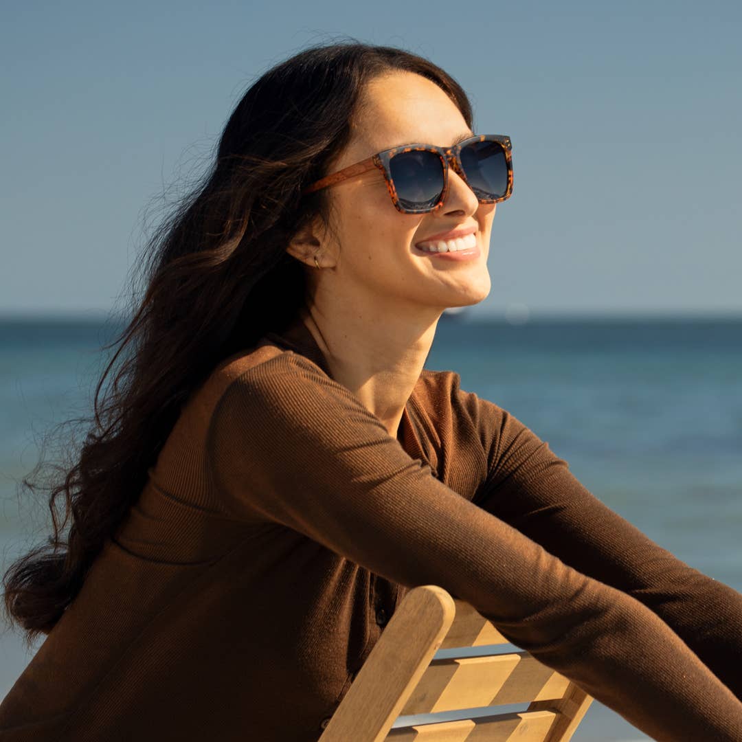 Koa - Tortoise + Walnut Wood Polarizes Sunglasses
