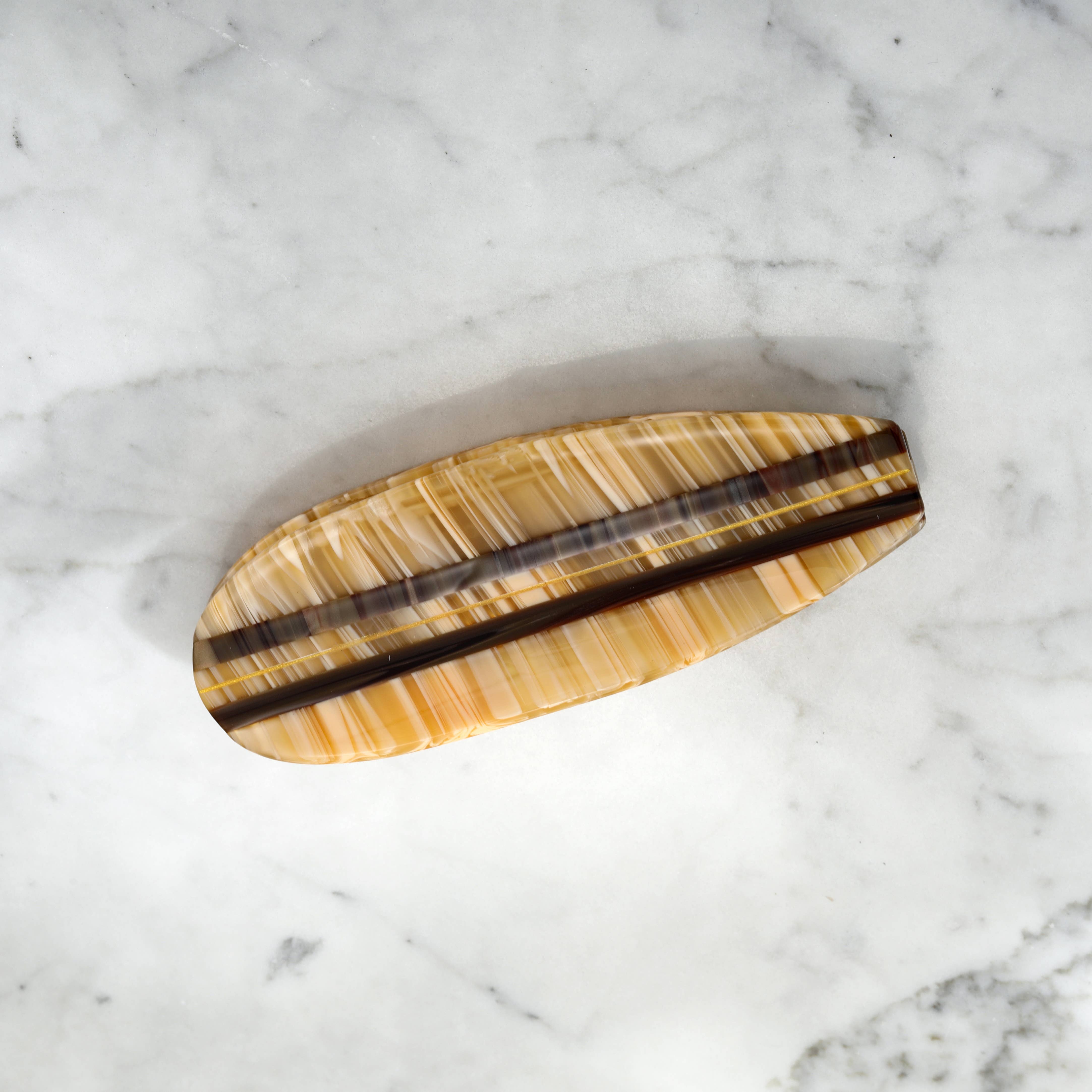 Eco-Friendly Vintage Longboard Surfboard Hair Clip Claw