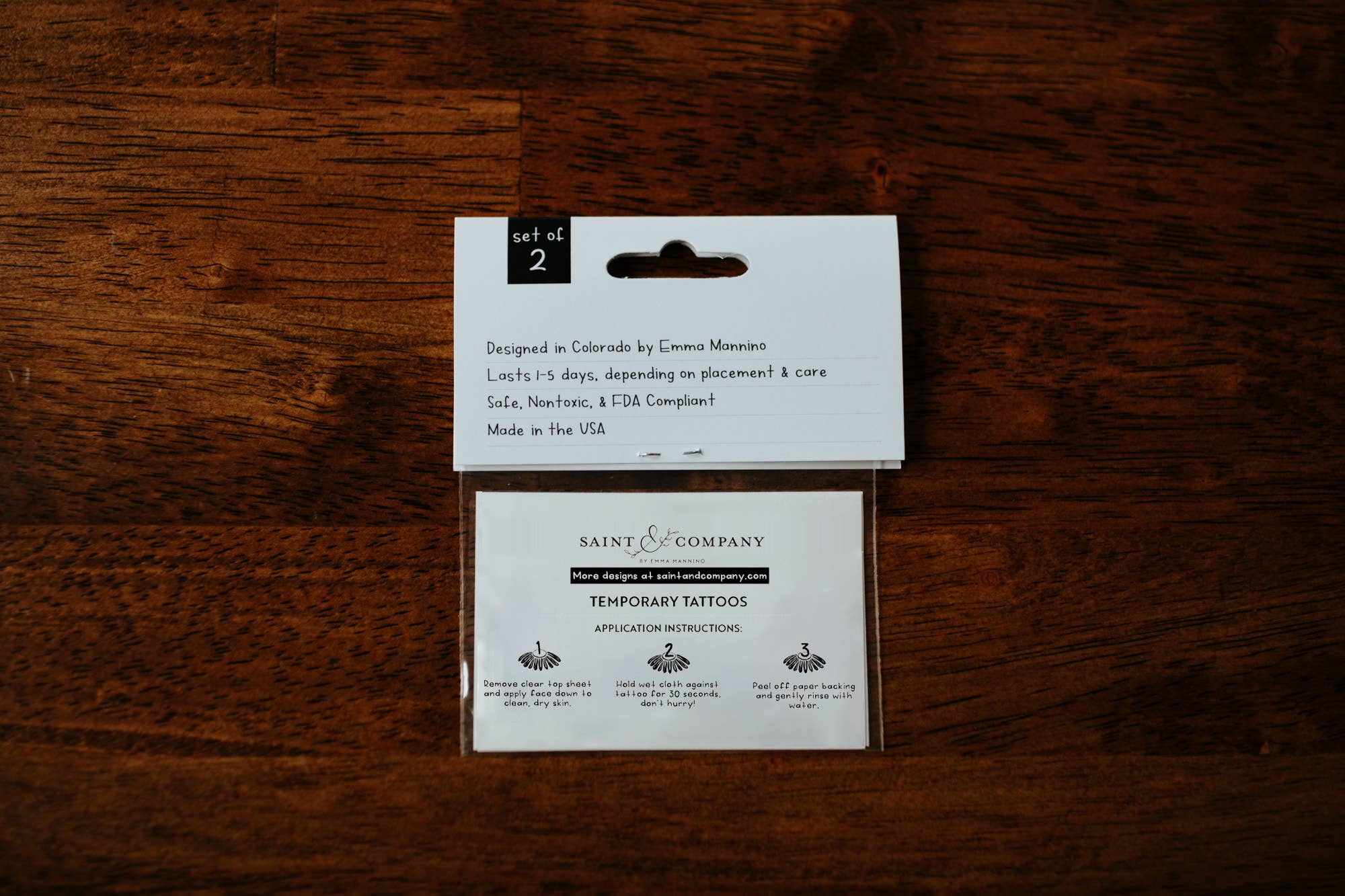 Saint & Company - Mermaids Temporary Tattoos