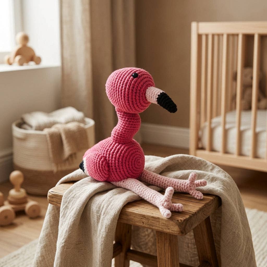 Lullaby Stitch | Flamingo Rattle