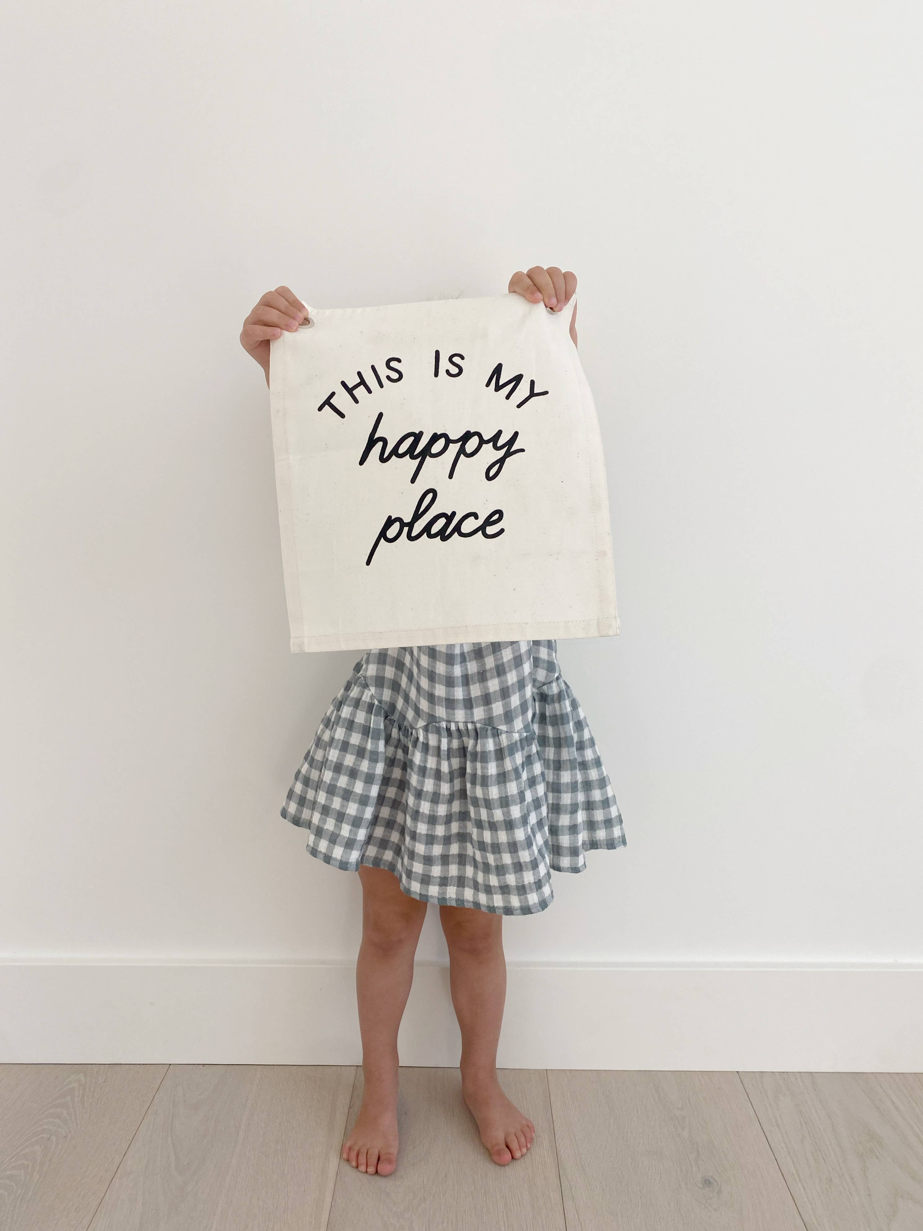 Imani Collective - Happy Place Canvas Banner