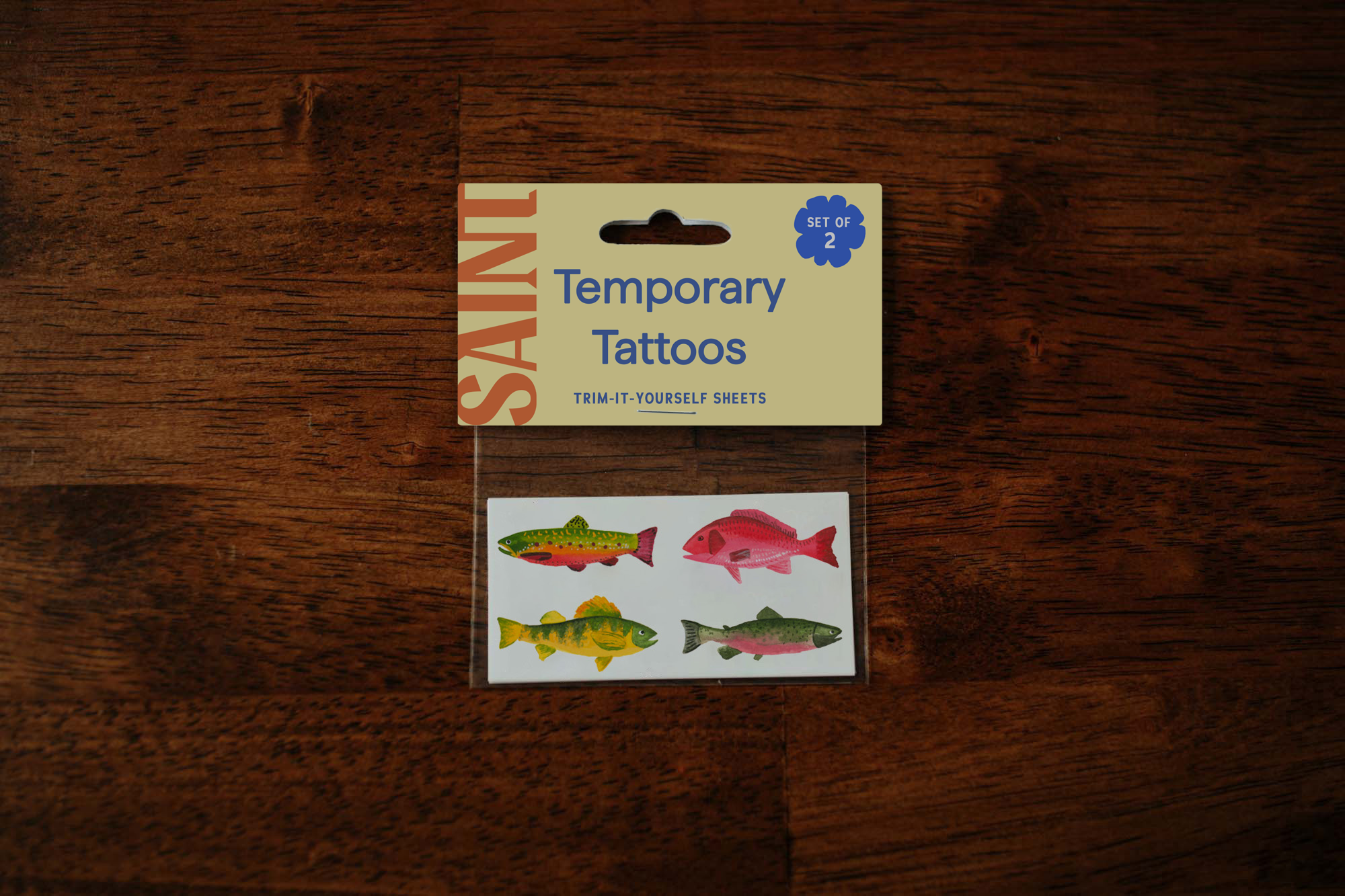 Gone Fishin' Temporary Tattoos