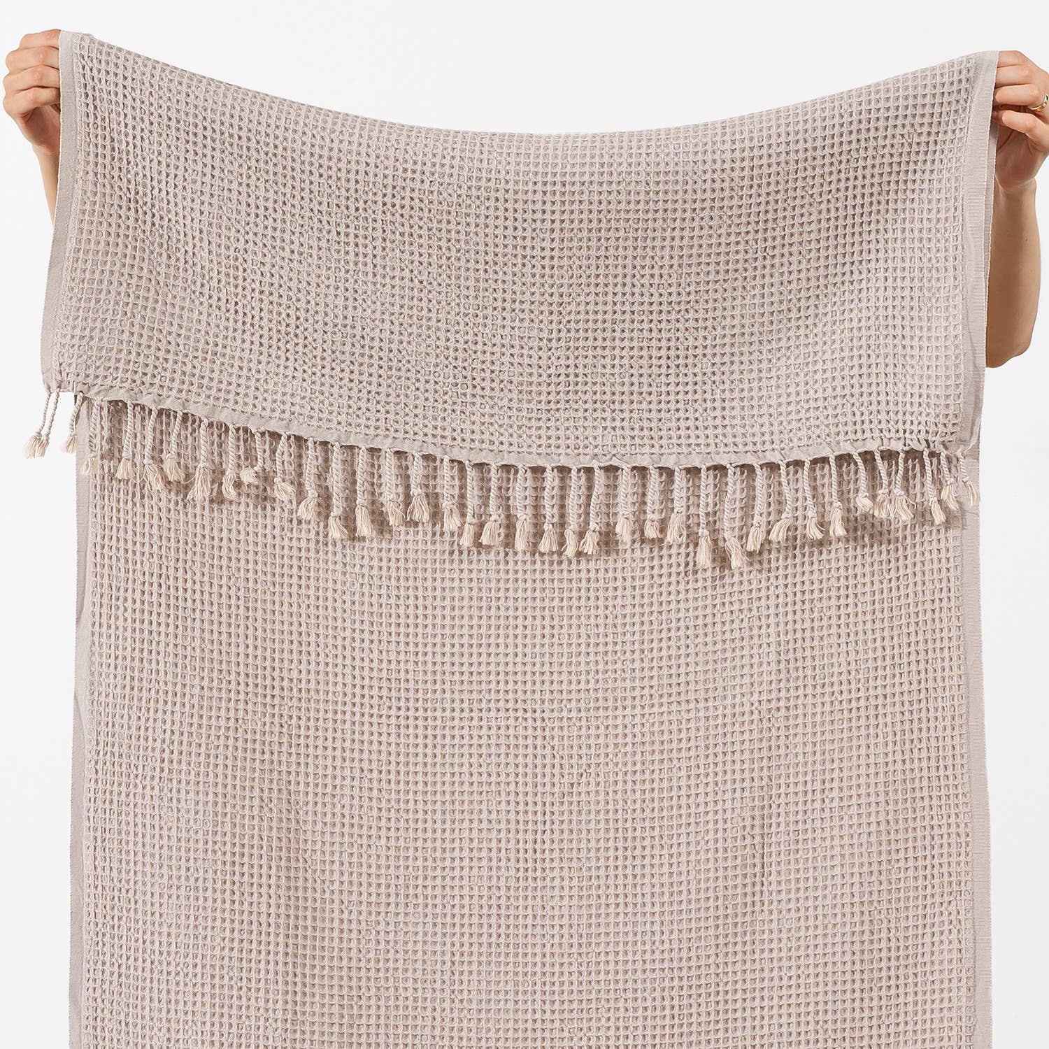Stonewashed Waffle Beach Towel Turkish Hamam Fouta Vintage 