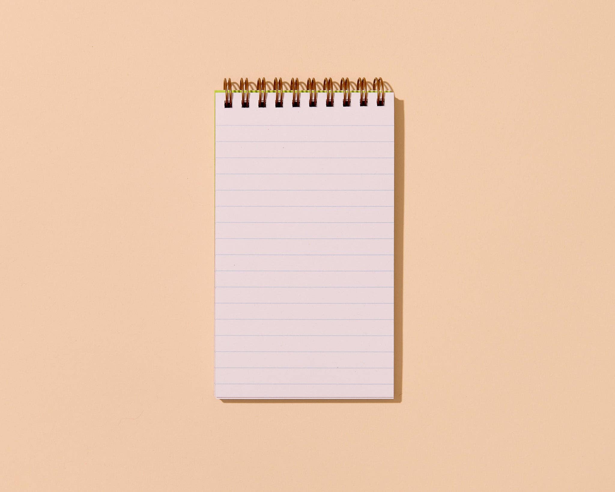 Cabana Stripe Letterpress Spiral Notebook