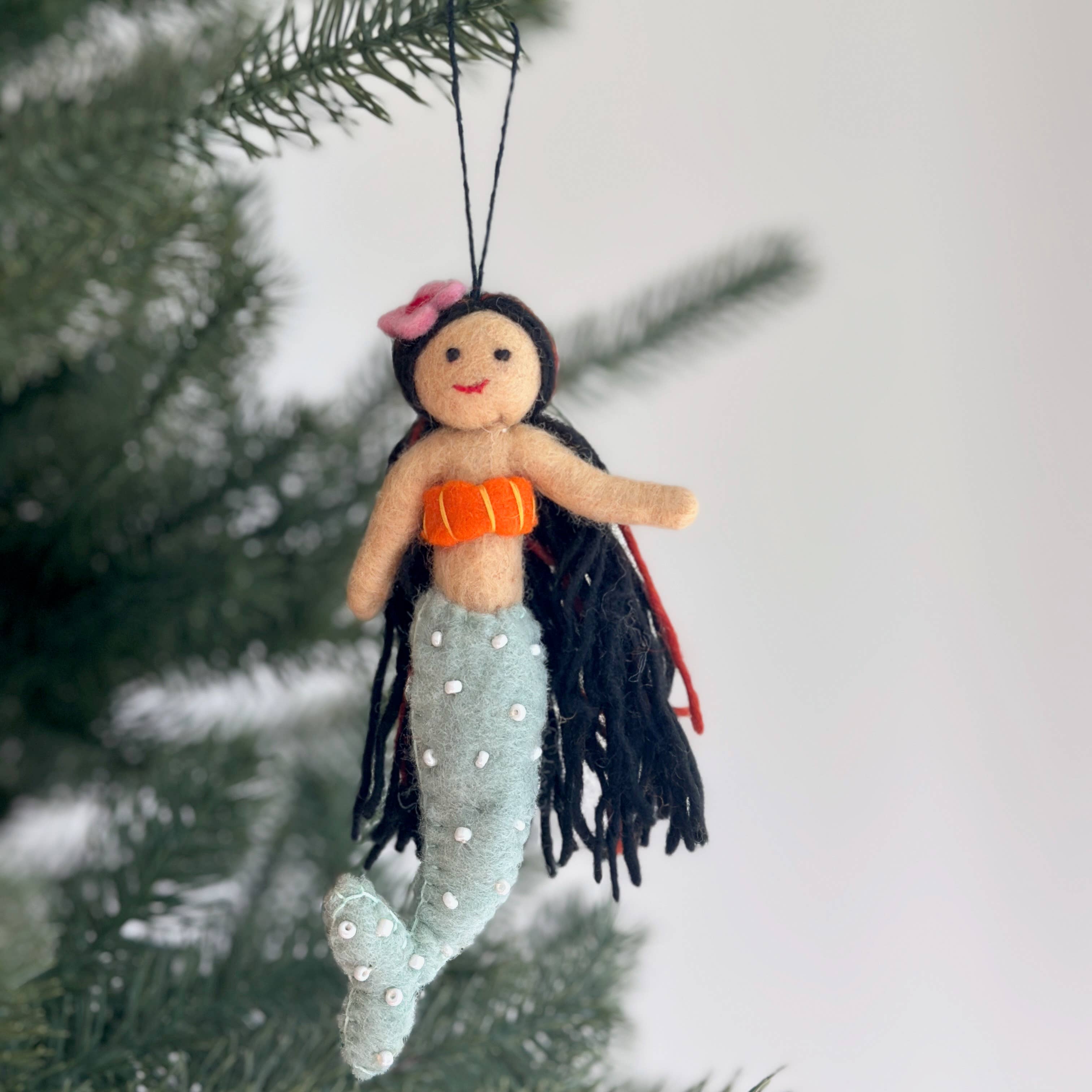 Felt Silk Sea Mermaid Ornament