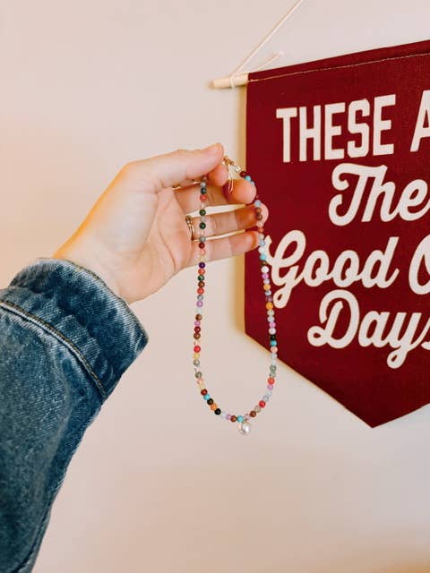 Tiny Gemstones Necklace