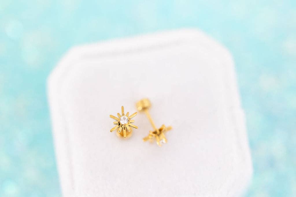 Starburst Stud Earrings