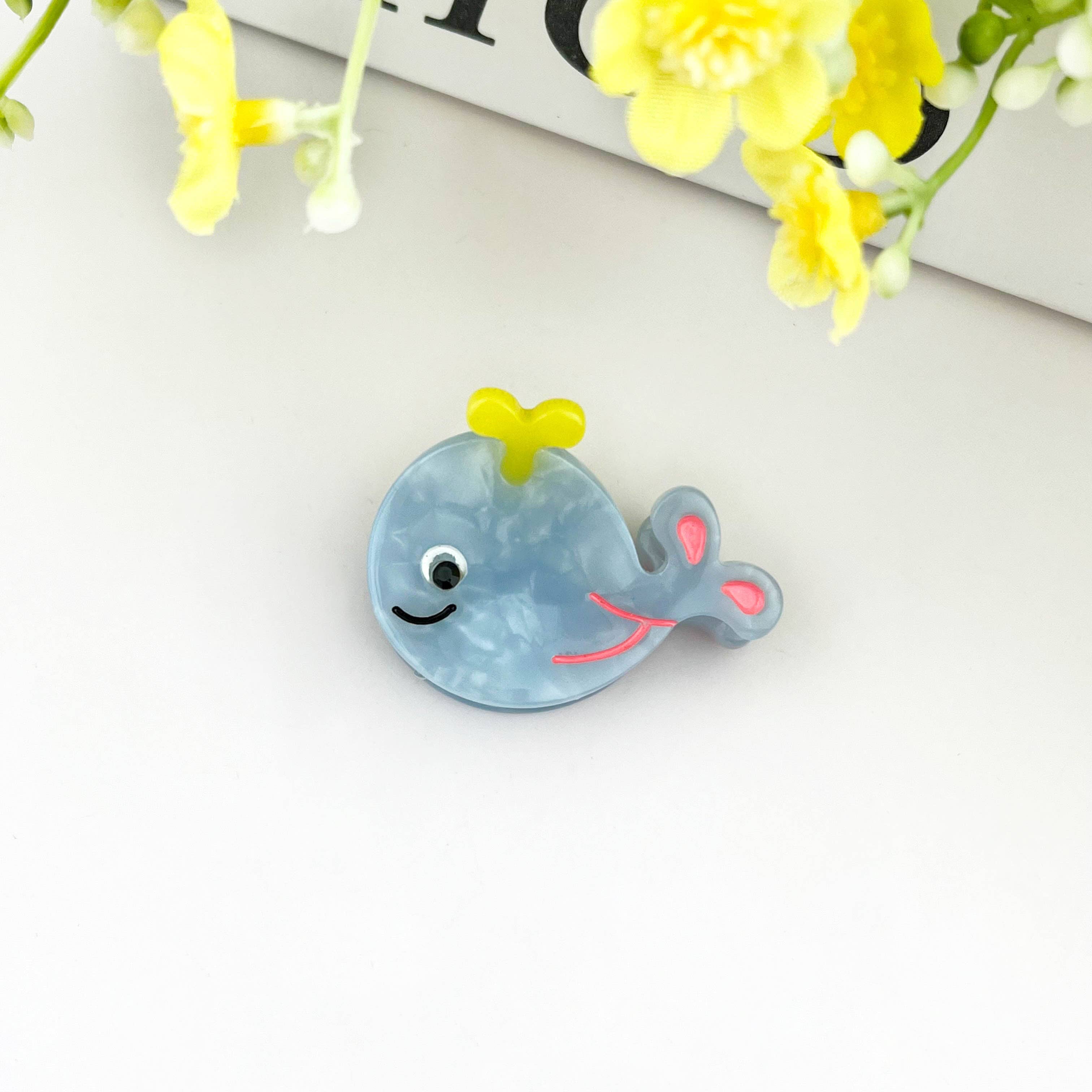 Ocean Fish Mini Claw Clip, Whale Hair Clip