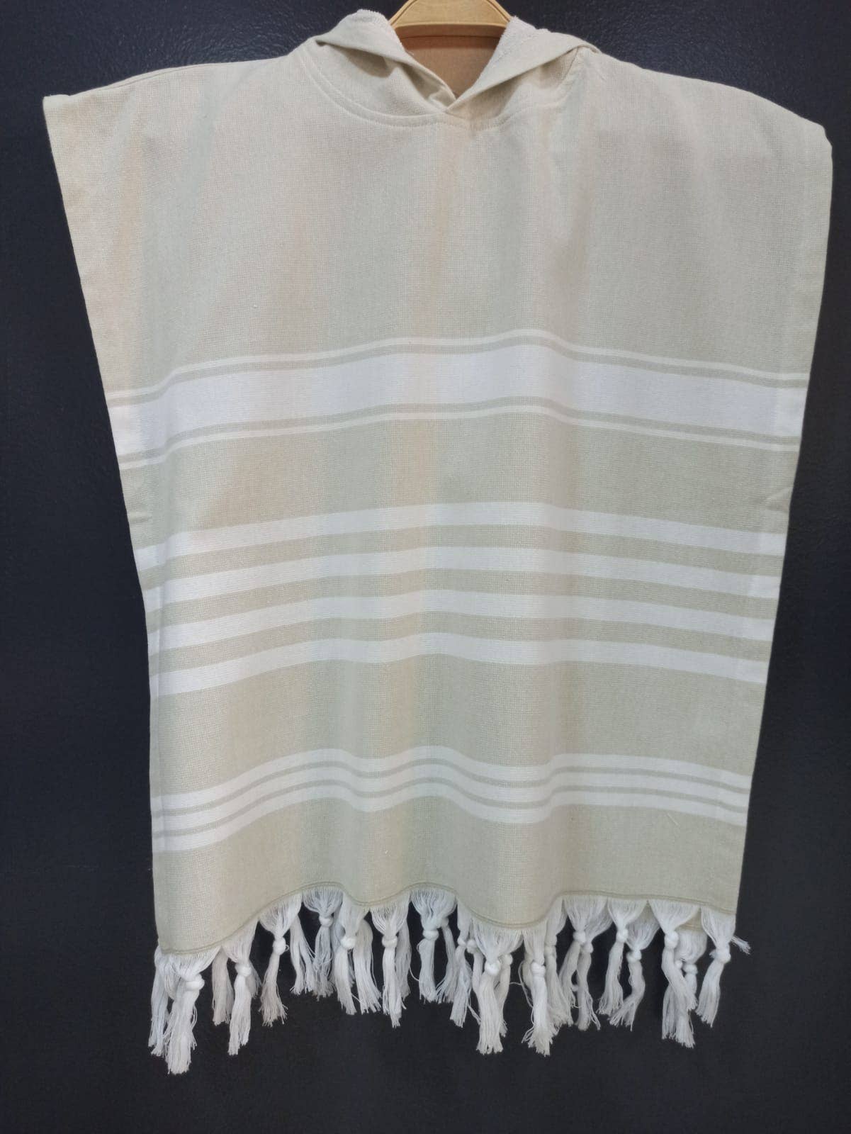 Hooded Poncho Surf Changing Swimming Beach Towel Terrybacked