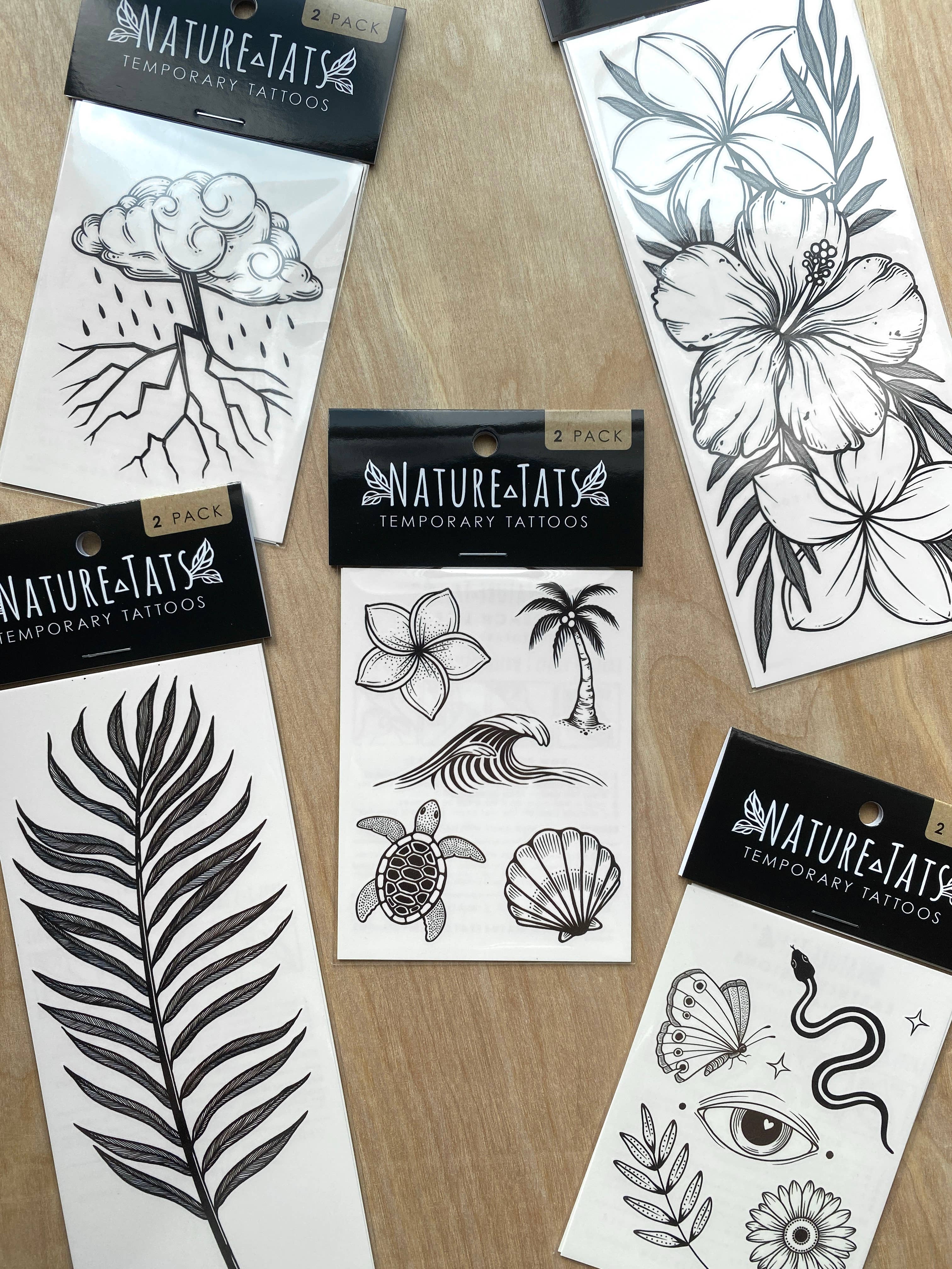 Beach Life Temporary Tattoos