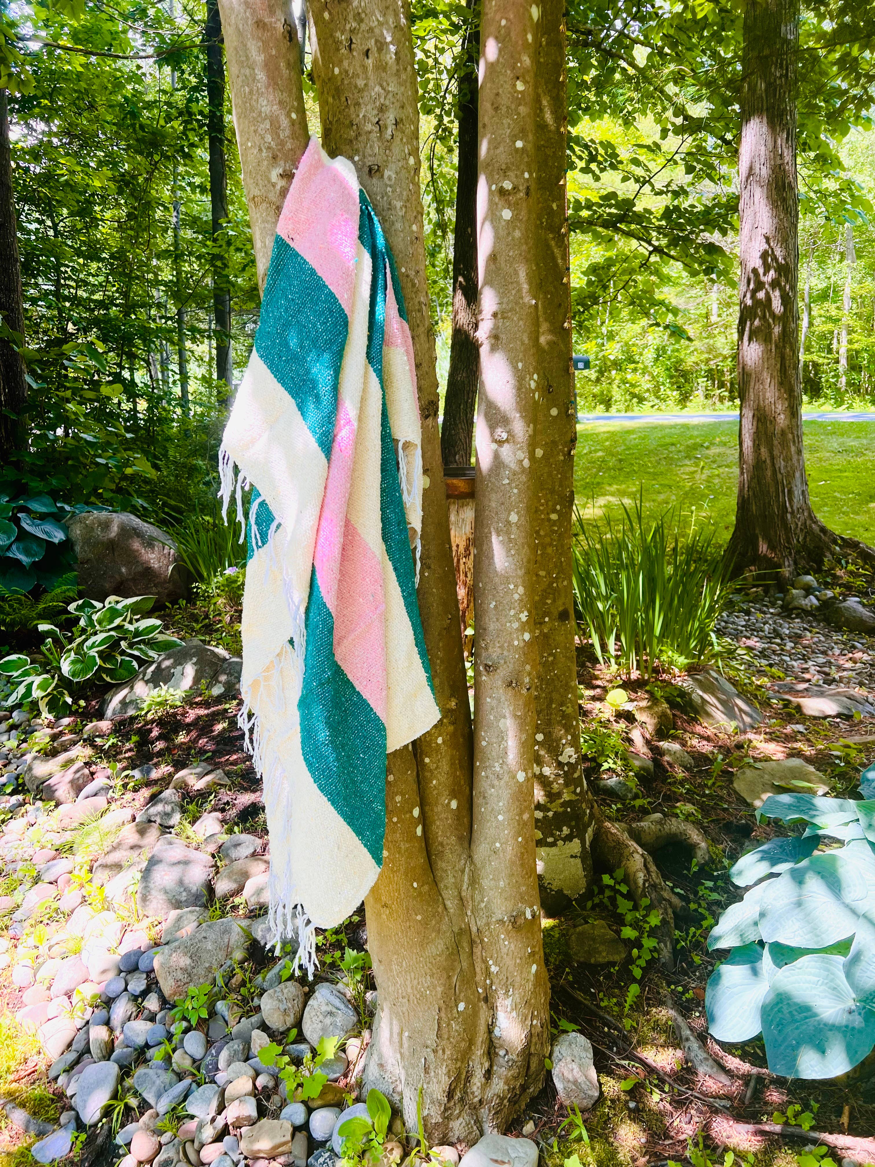 Mountain Flower Adventure Blanket | Mexican Blanket | Throw