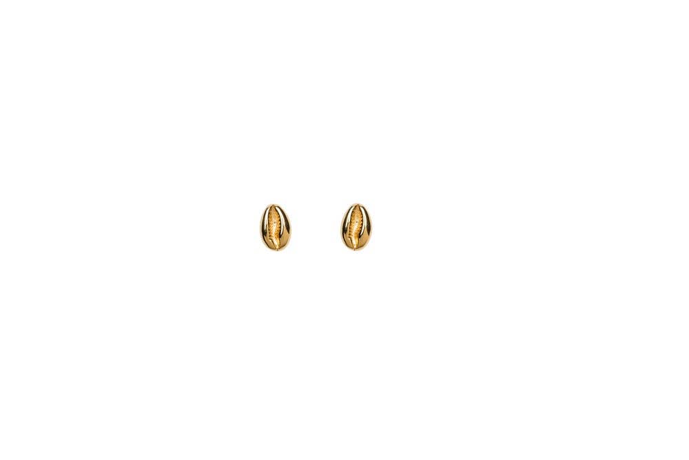 Mini Ocean Cowrie Shell studs