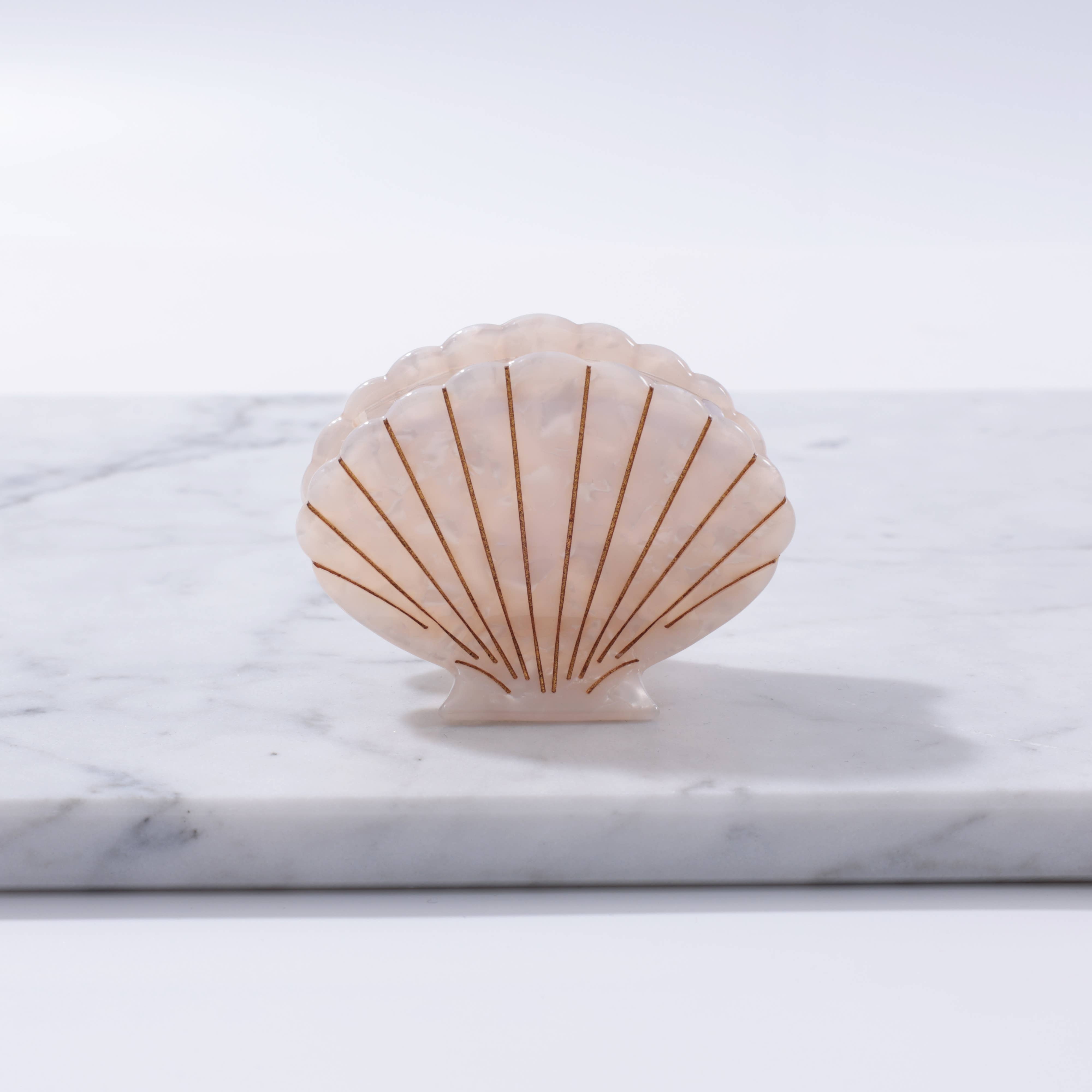 Eco-Friendly Scallop Shell Hair Clip Large
