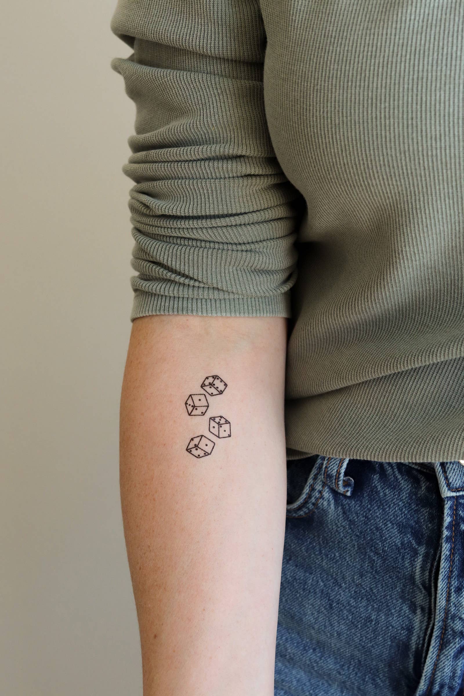 Dice + Deck Temporary Tattoos
