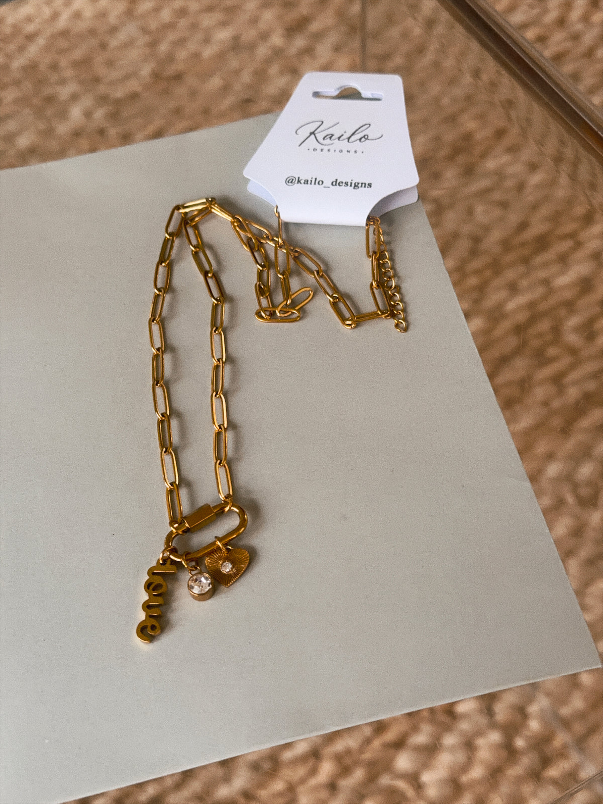 Kailo - Waterproof Gold Charm Necklaces
