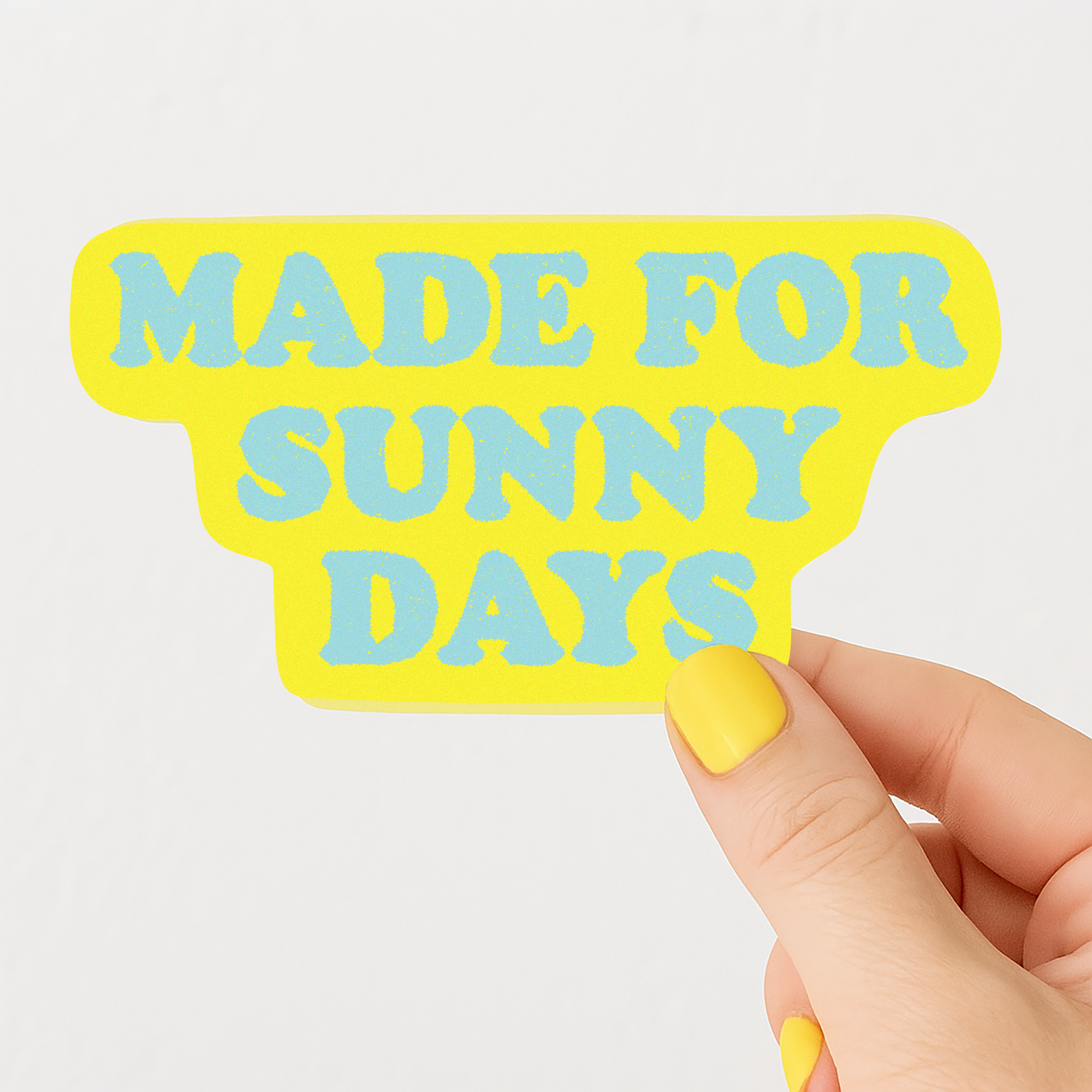 Made for Sunny Days Sticker | Summer Sticker | Coastal Gift Shop