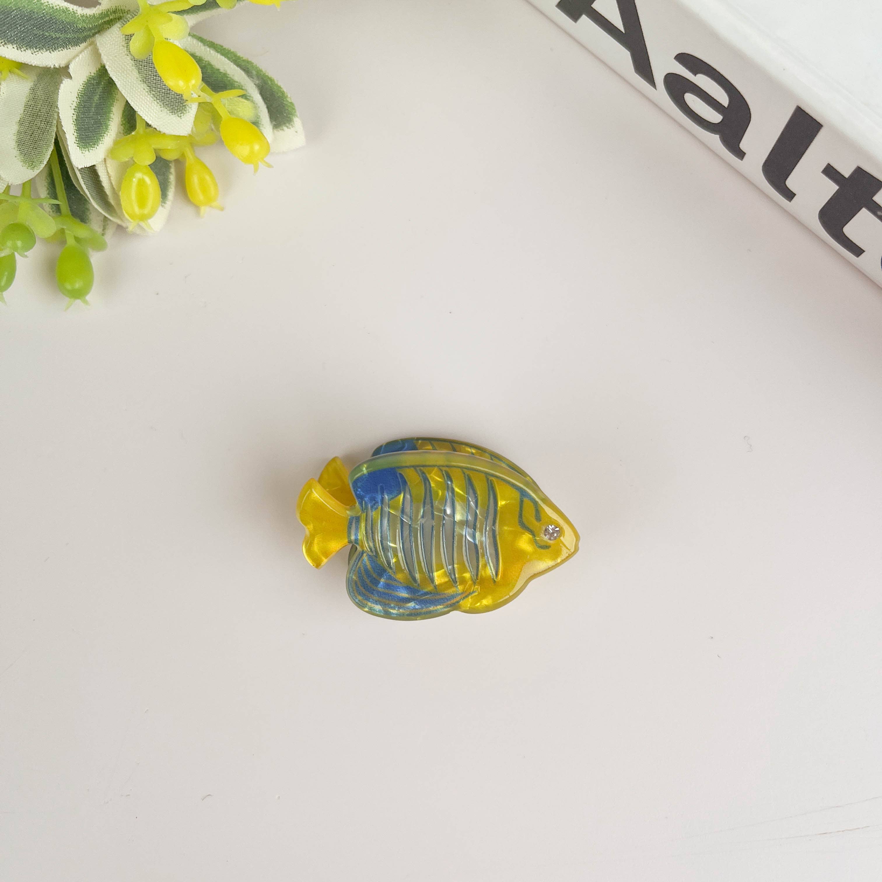 Marine Animal Series Hair Clip, Acetate Mini Claw Clips