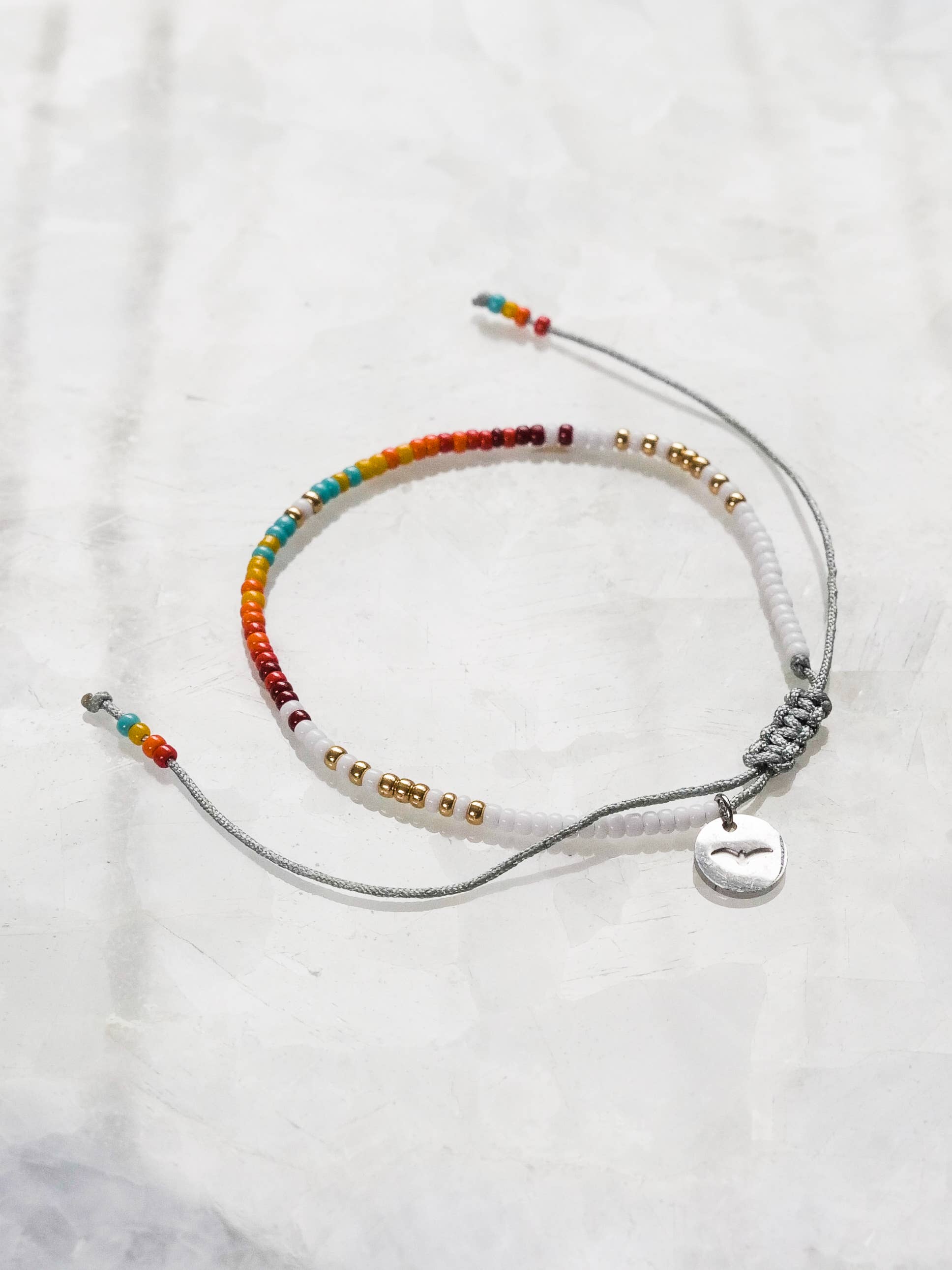 Tiny Bead Stackable, Island Bead Bracelet - Vacation