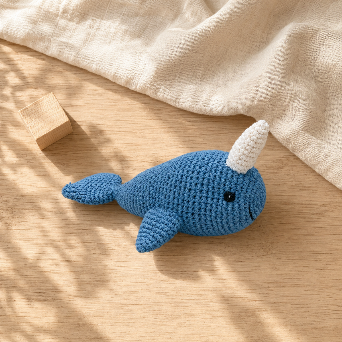 Lullaby Stitch | Narwhal Rattle