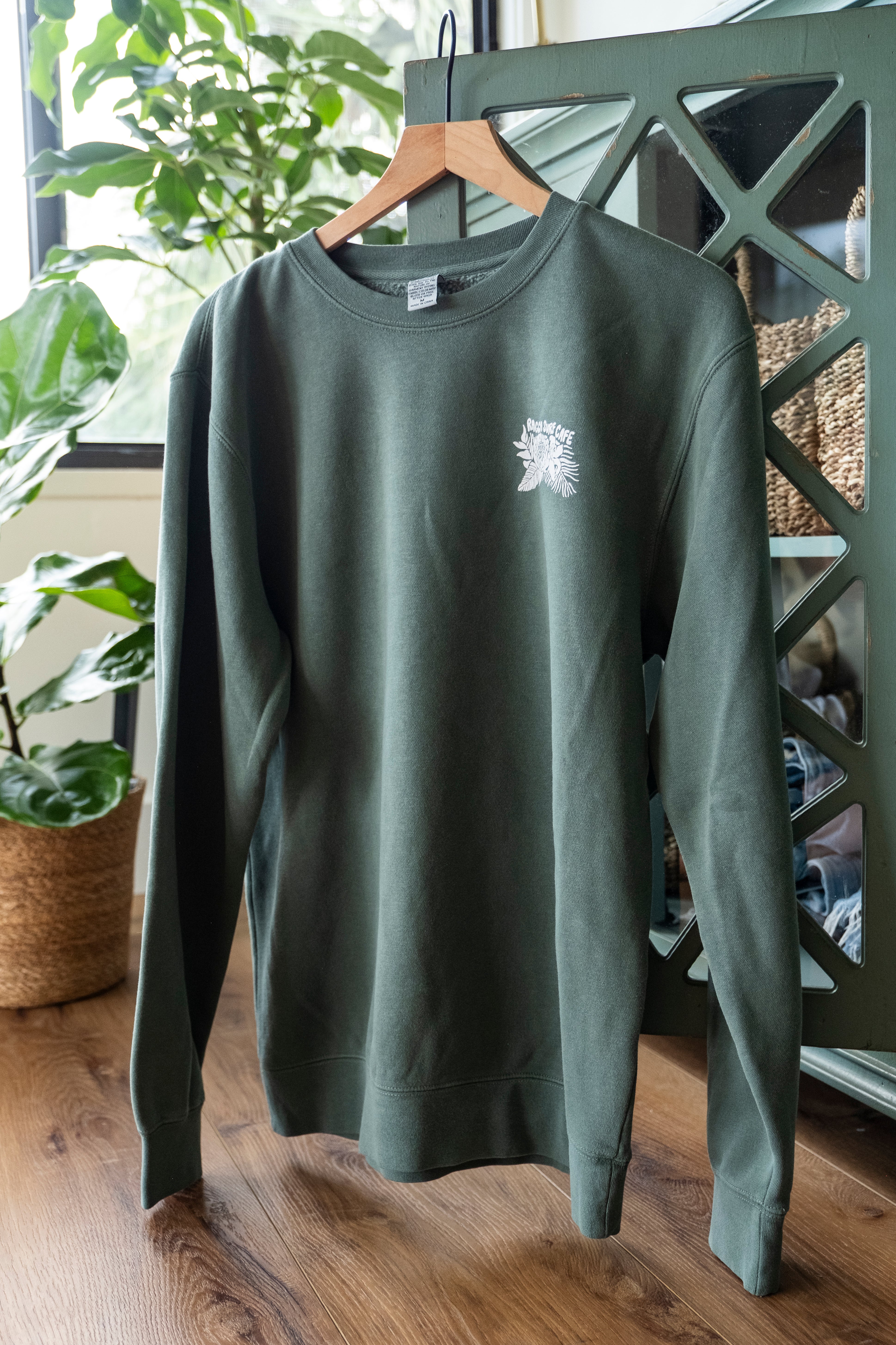 RSC X Lido Floral Sweatshirt - Alpine Green