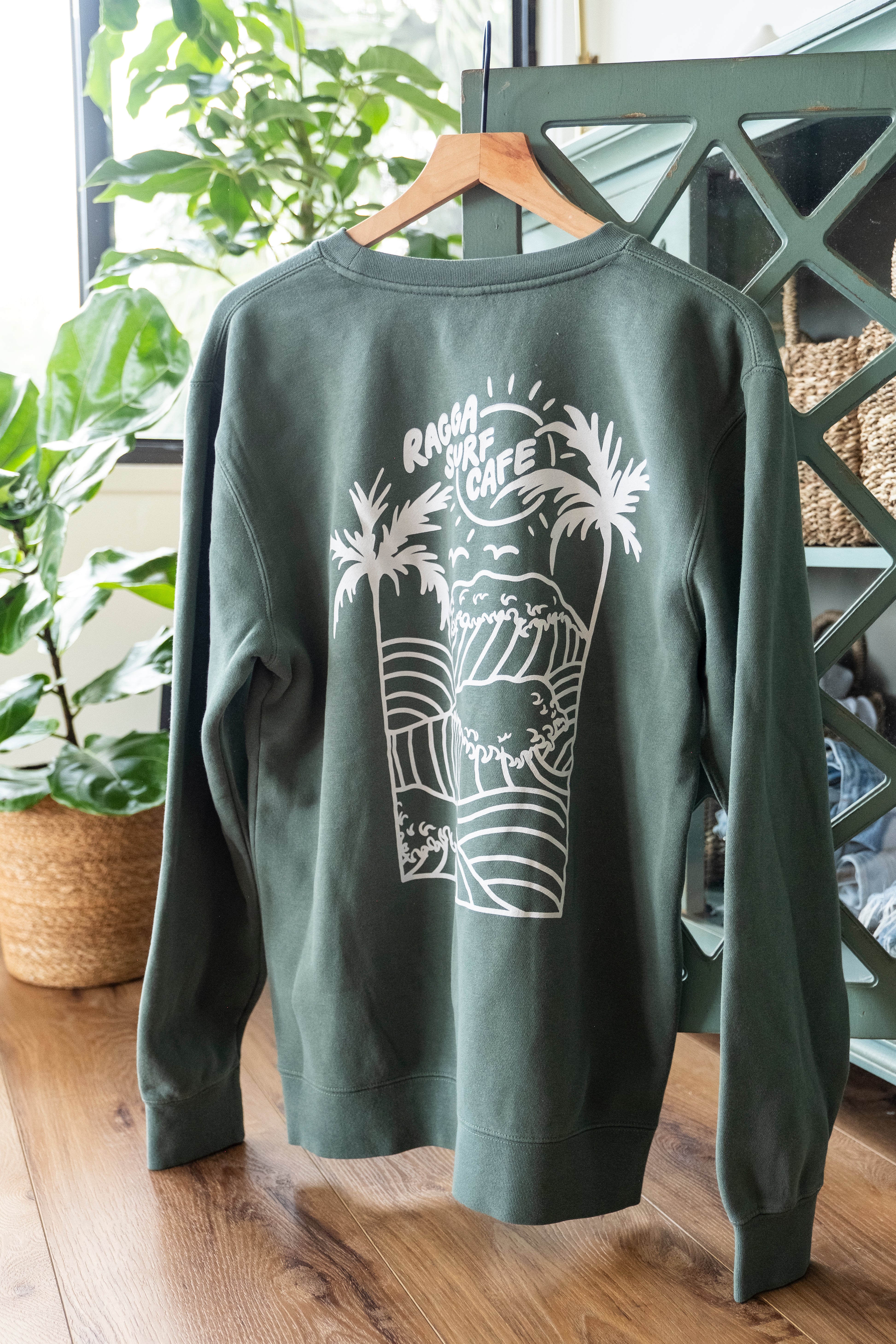 RSC X Lido Floral Sweatshirt - Alpine Green