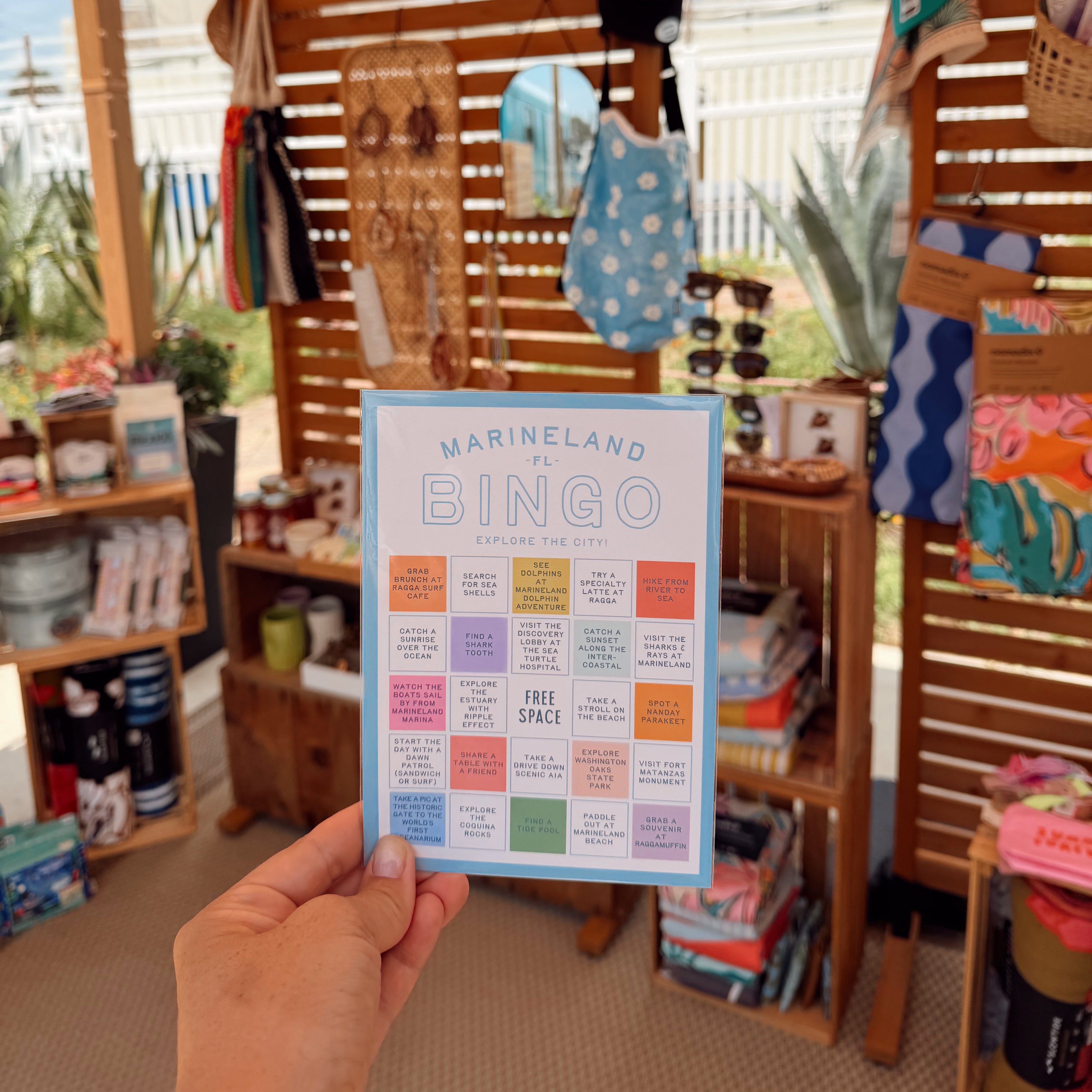 Bingo Card: Explore Marineland, FL