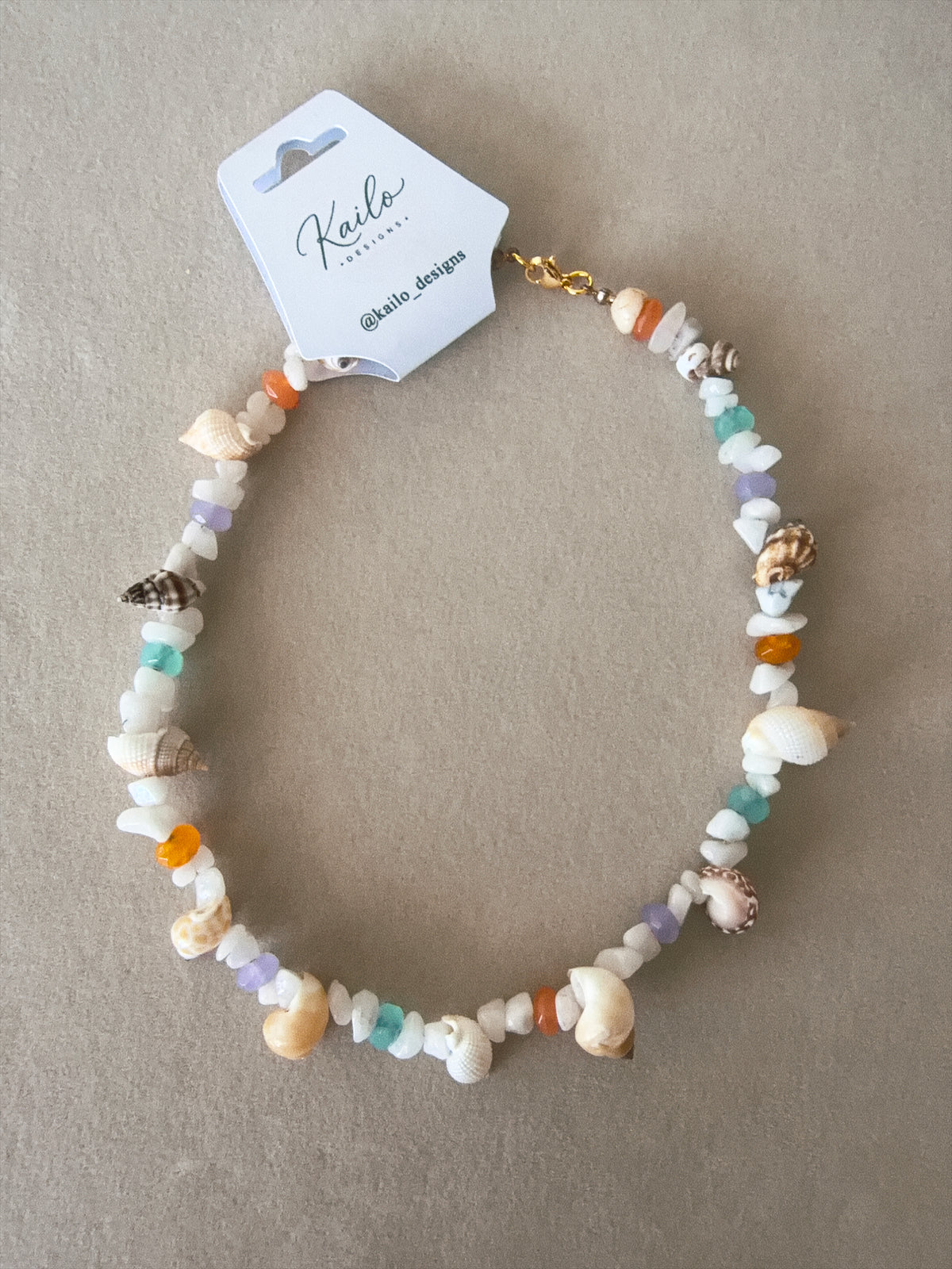 Kailo - Gemstone & Shell Chunky Necklace
